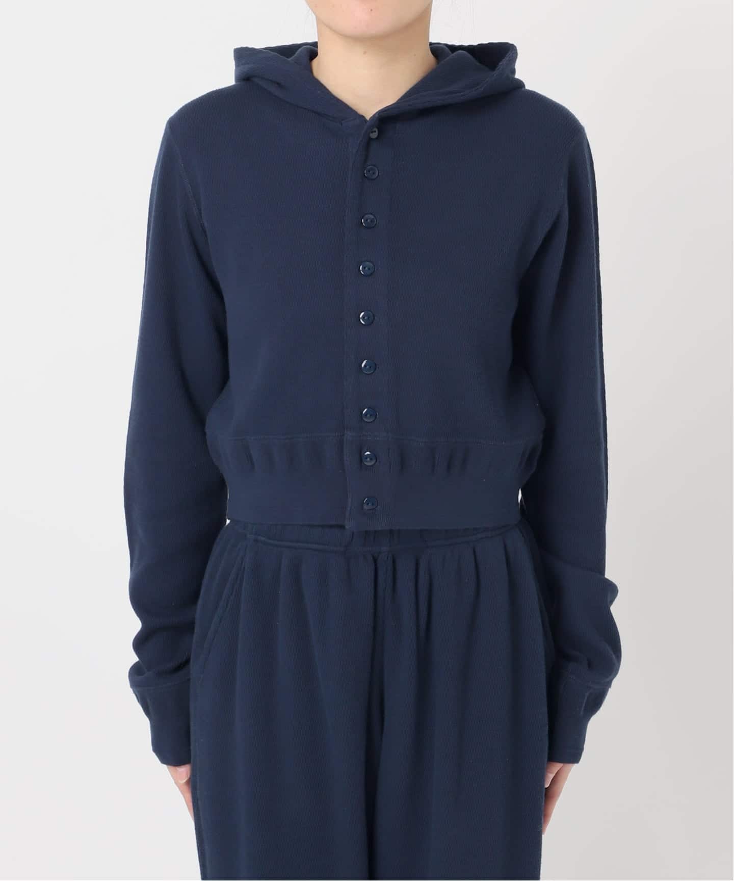 新品【FAITH× EDIT. FOR LULU】Thermal hoodie FAITH×LULU】cotton Thermal hoodie cardigan（Tシャツ／カットソー