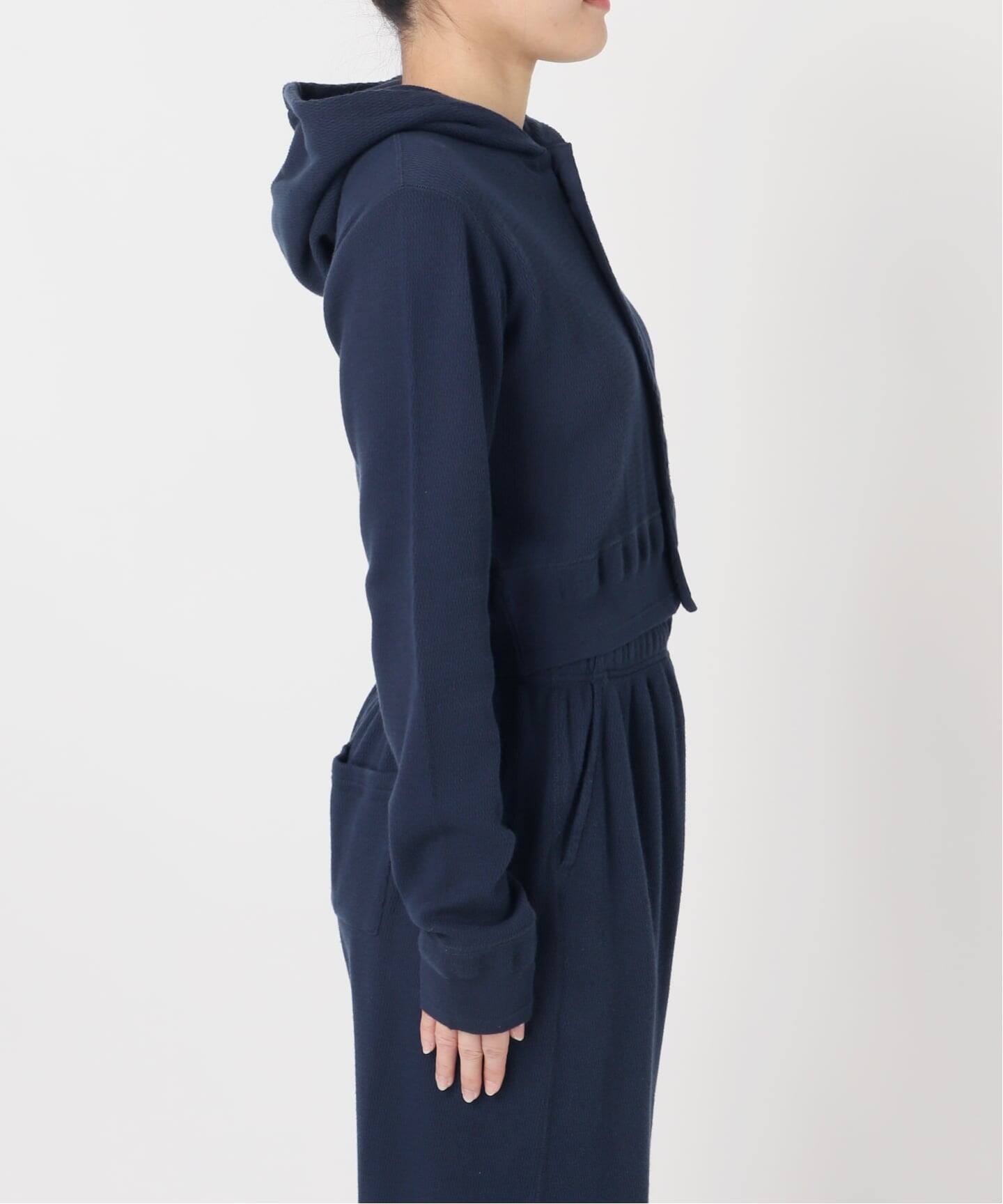 【FAITH×LULU】Thermal hoodie cardigan tシャツ 「FAITH×LULU」cotton Thermal hoodie cardigan レディース