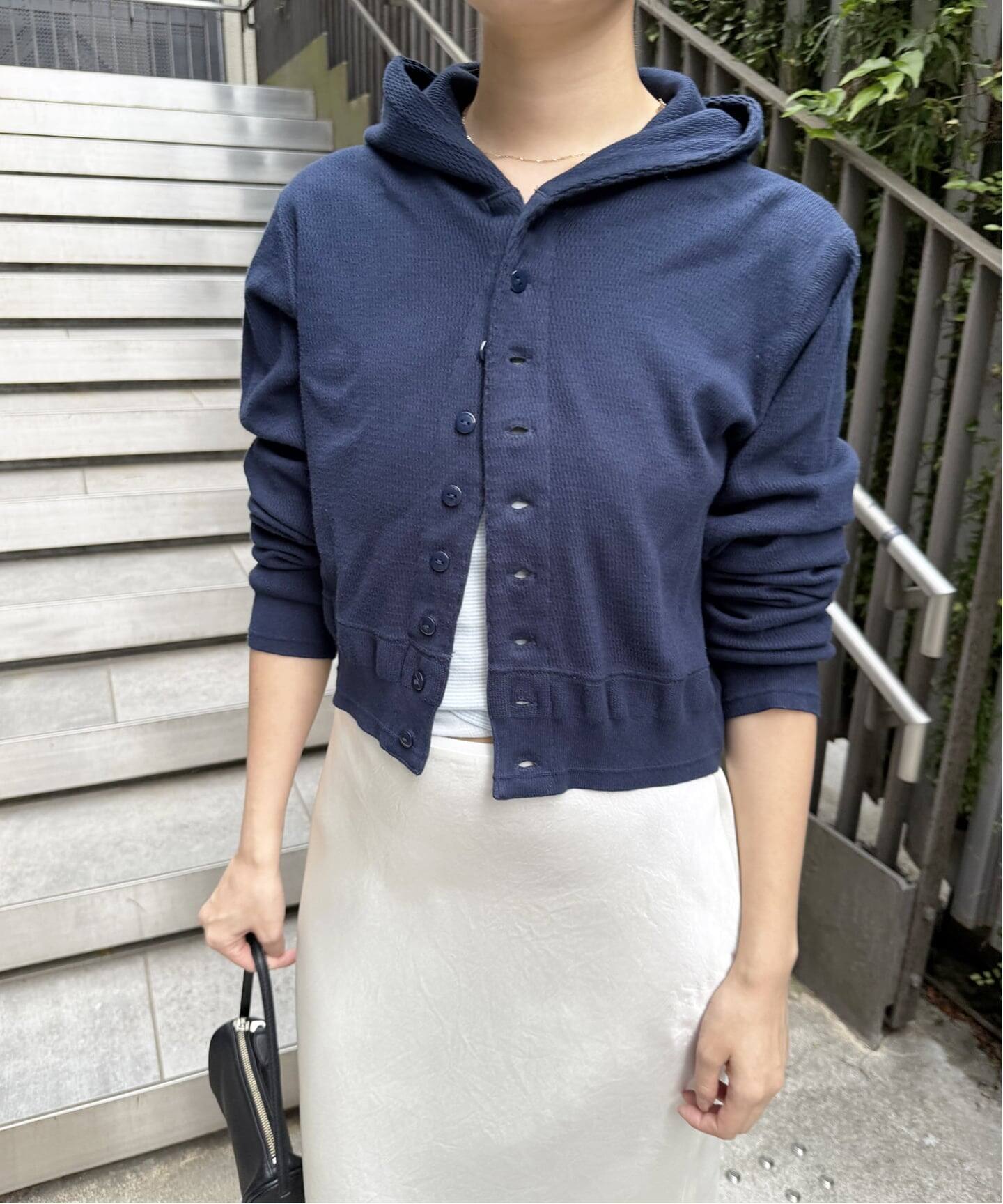 FAITH×LULU】cotton Thermal hoodie cardigan（Tシャツ／カットソー 