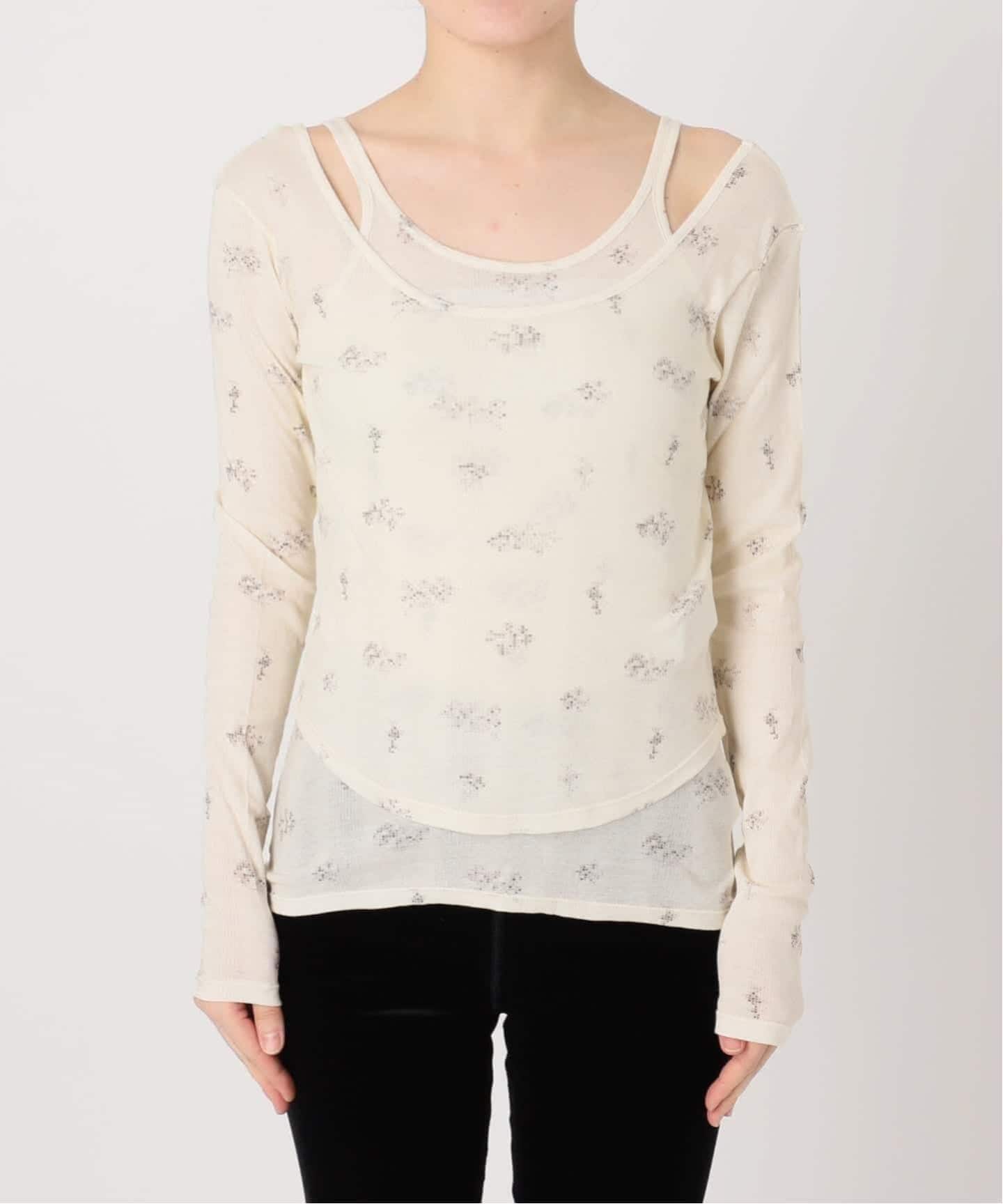 miller*lulu シアーツイントップス（Tシャツ／カットソー）｜EDIT.FOR