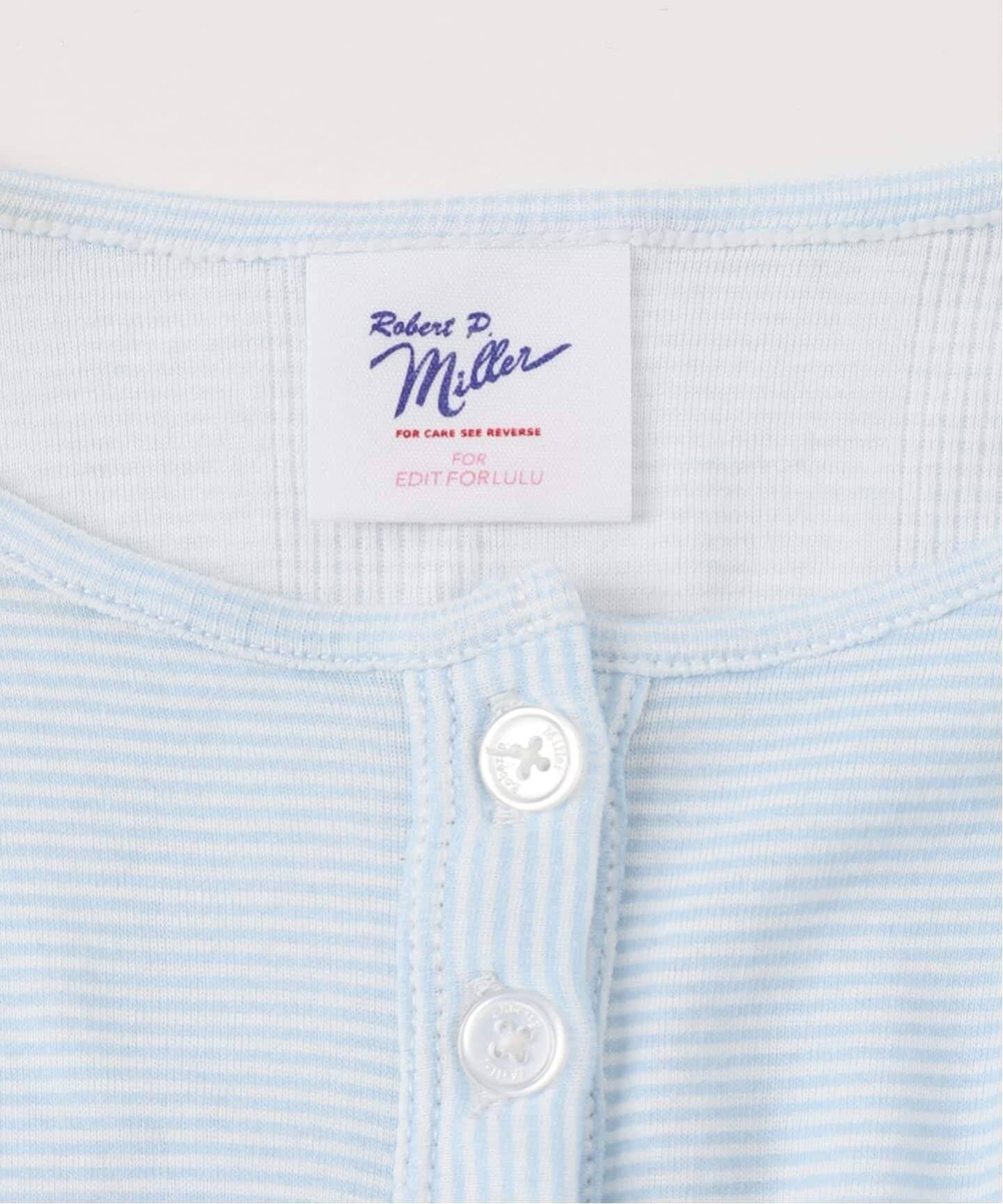 別注【miller×lulu】シアーヘンリーネックTEE（Tシャツ／カットソー