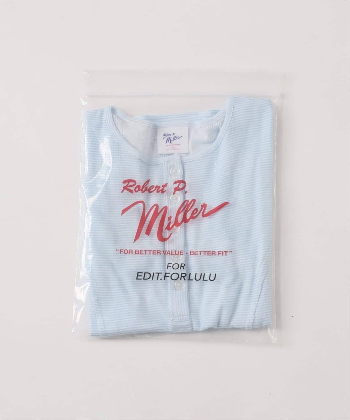 edit for lulu × miller 花柄Tシャツ 別注【miller×lulu】シアーヘンリーネックTEE（Tシャツ／カットソー