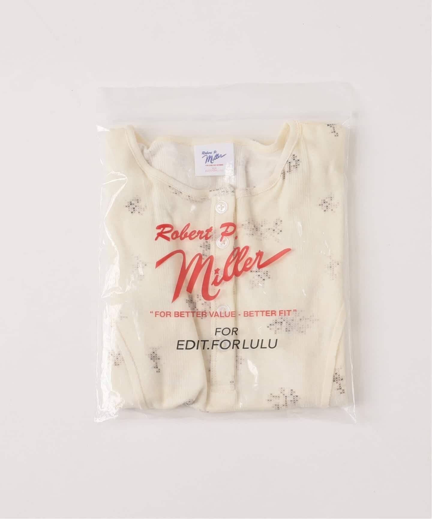 別注【miller×lulu】シアーヘンリーネックTEE（Tシャツ／カットソー