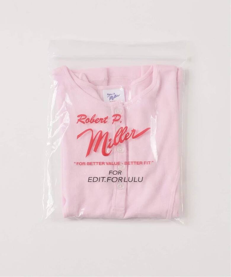 別注【miller×lulu】シアーヘンリーネックTEE（Tシャツ／カットソー 