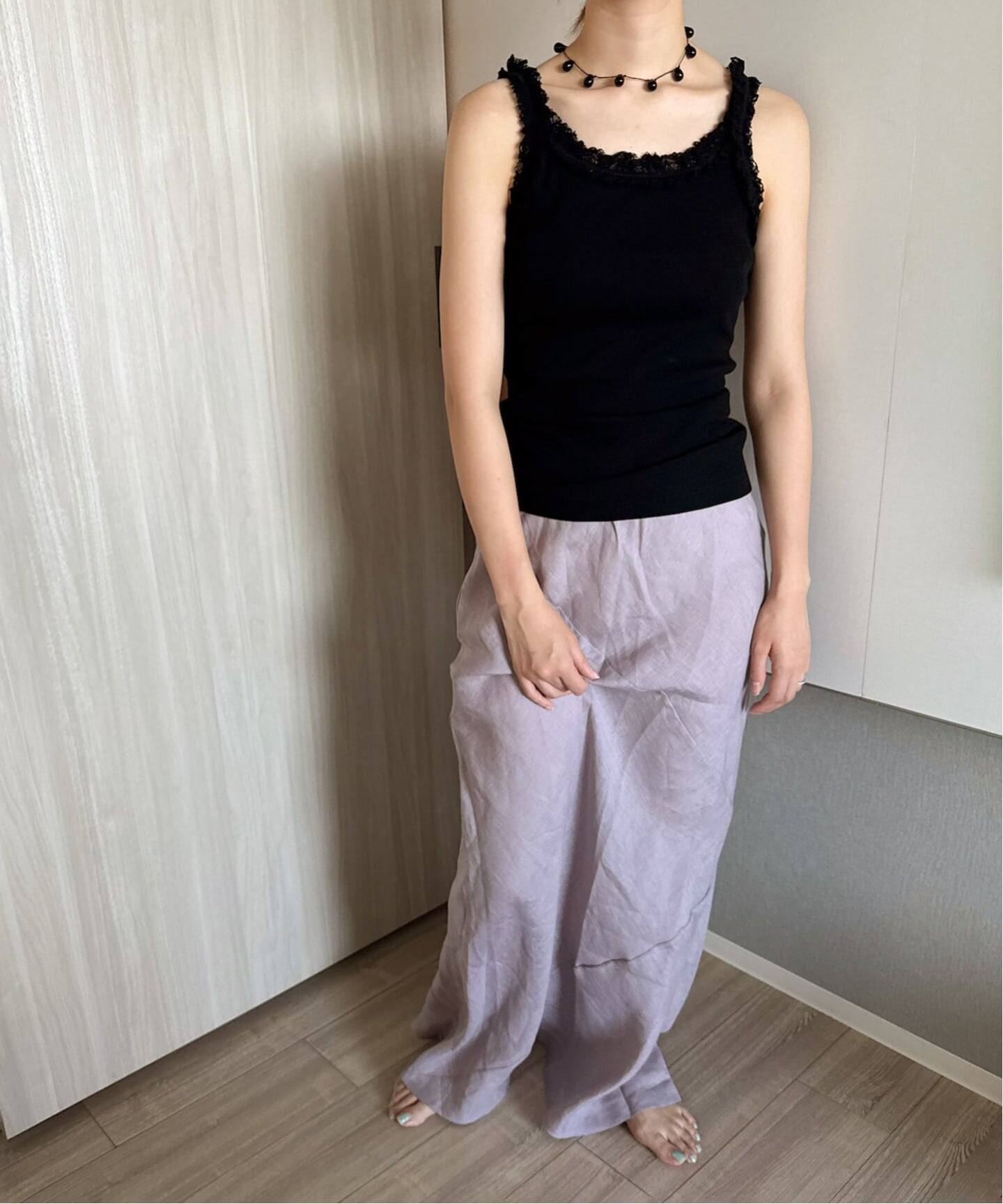 コットンレーストリム キャミソール（Tシャツ／カットソー）｜EDIT.FOR