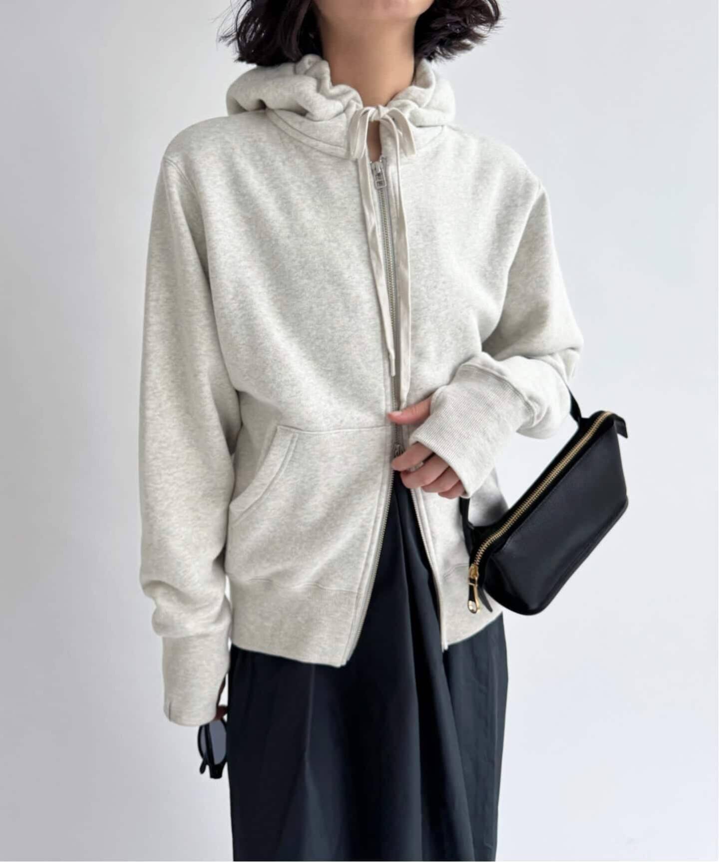 miller×LULU ジップスウェット miller×LULU】ジップスウェットトップ