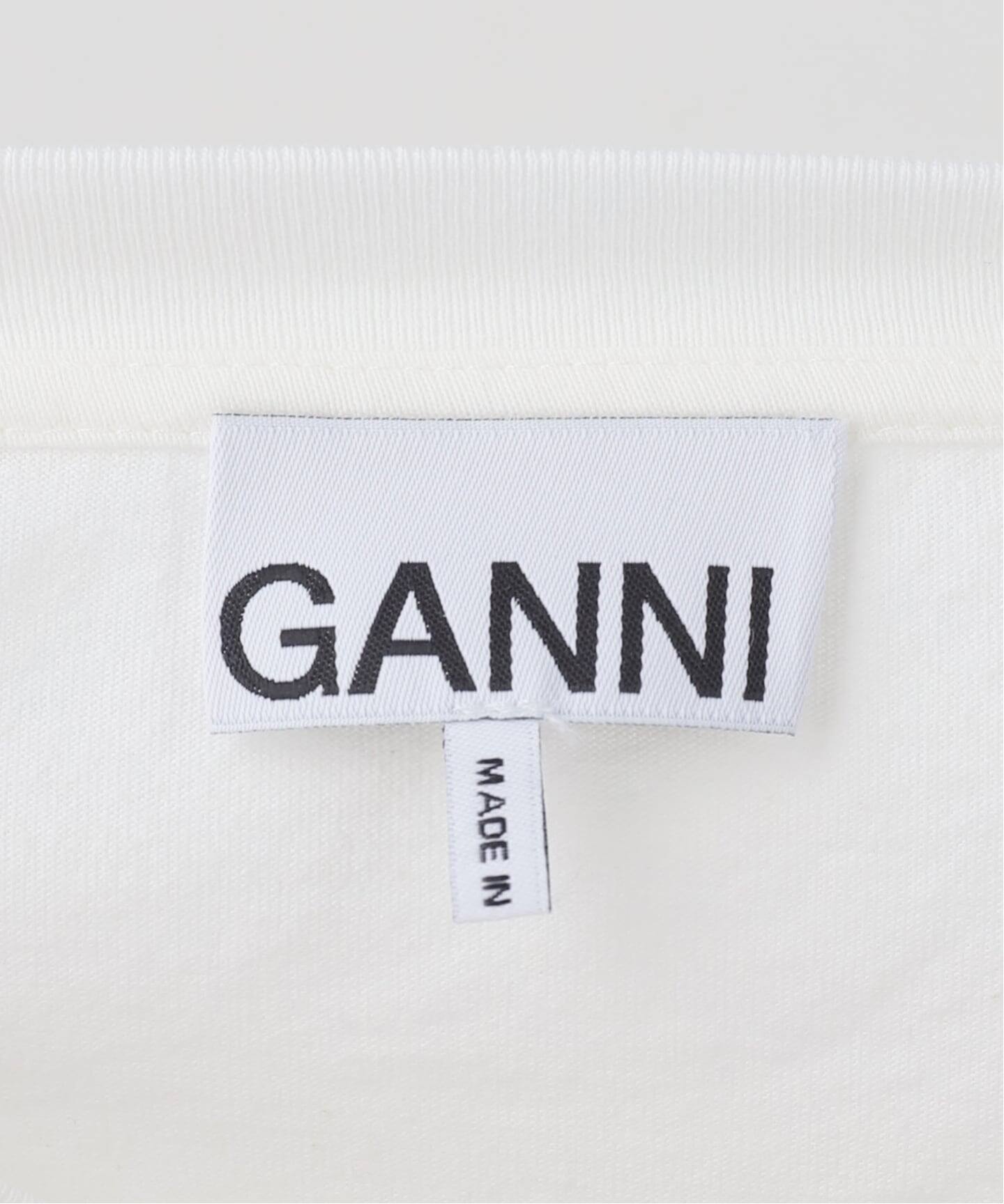 GANNI/ガニー】Basic Cotton Jersey Baby Fit Qixi（Tシャツ