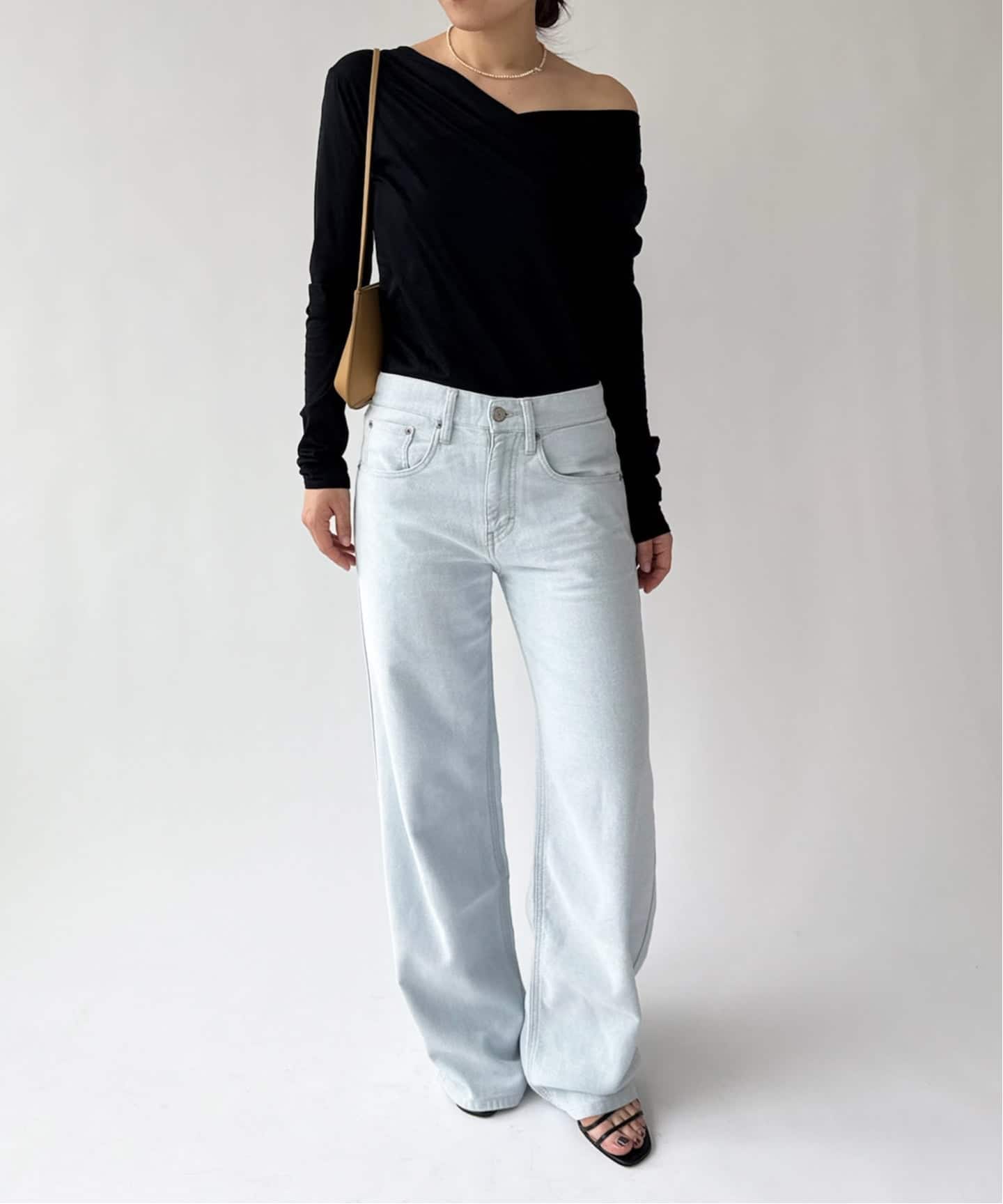 ONIT/オニット】シアーコットンカシュクールトップス（Tシャツ