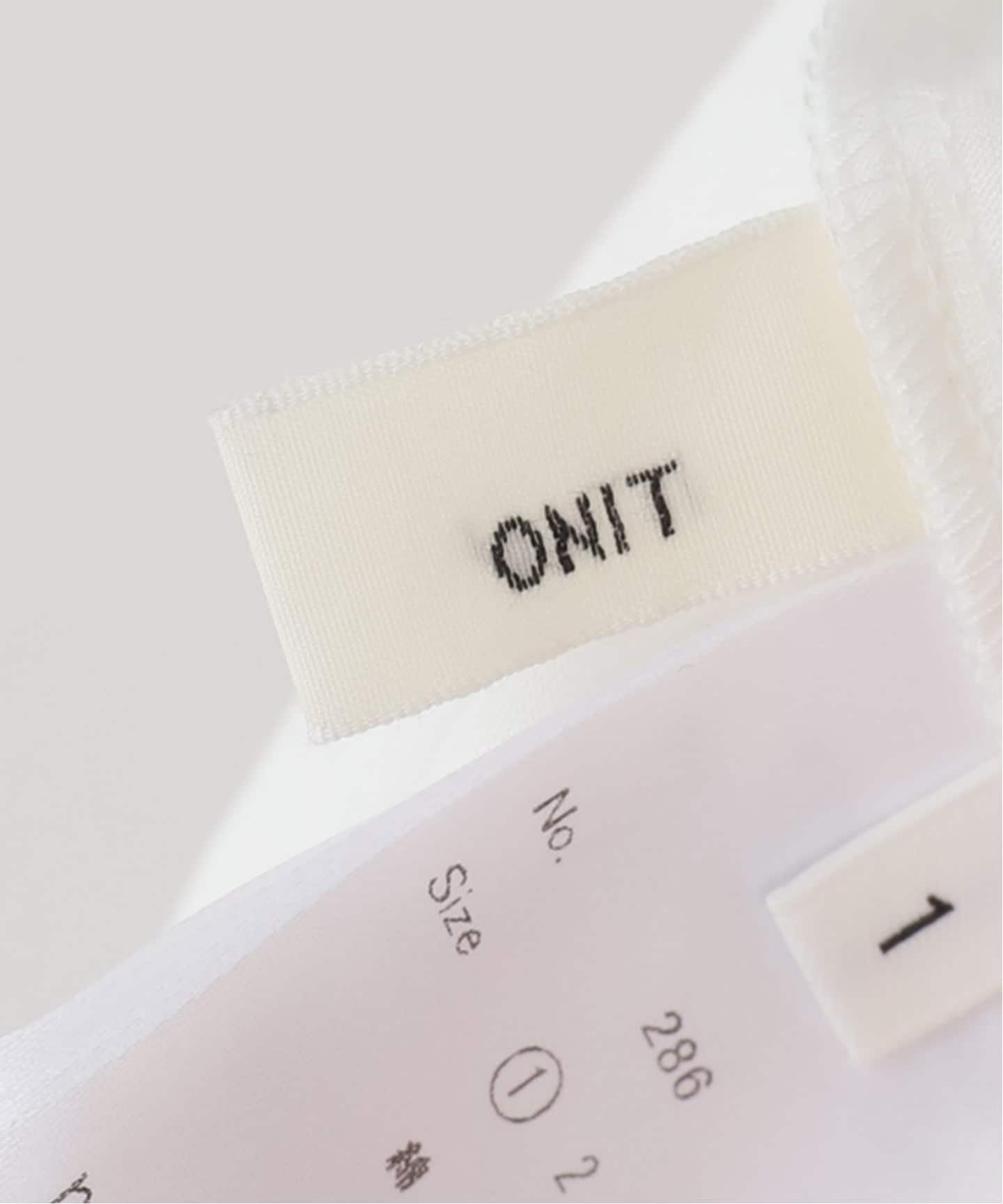 ONIT/オニット】シアーコットンカシュクールトップス（Tシャツ