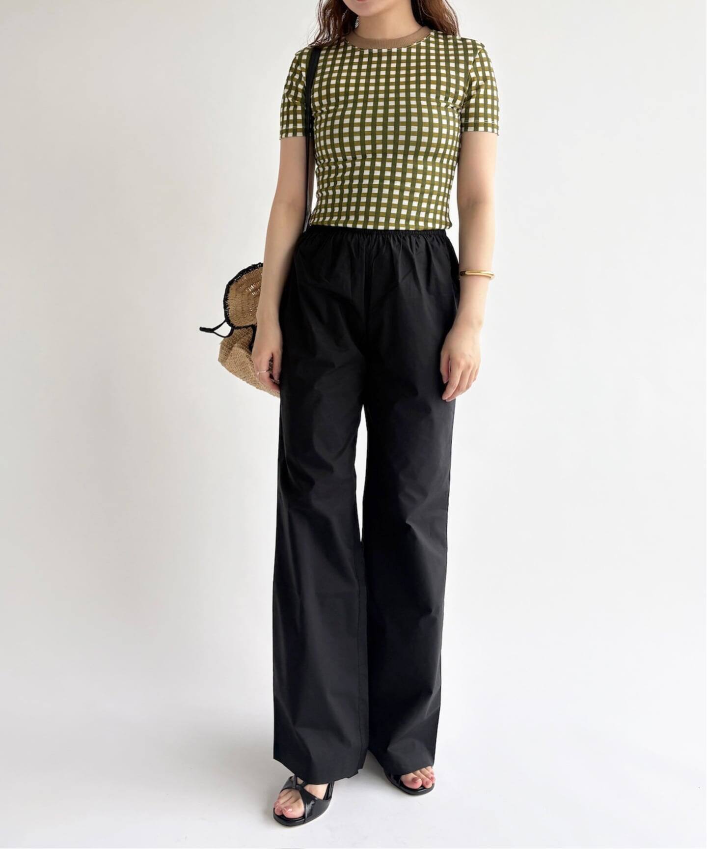 babaco/ババコ】Gingham Check T-shirts（Tシャツ／カットソー）｜EDIT