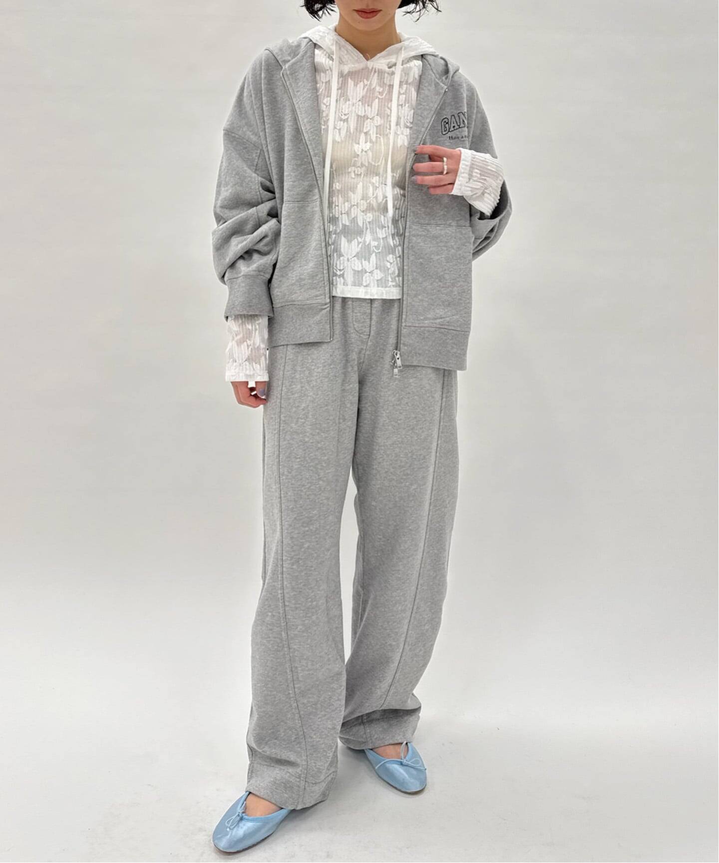 GANNI/ガニー】Essential Isoli Zip Hoodie（パーカー）｜EDIT.FOR