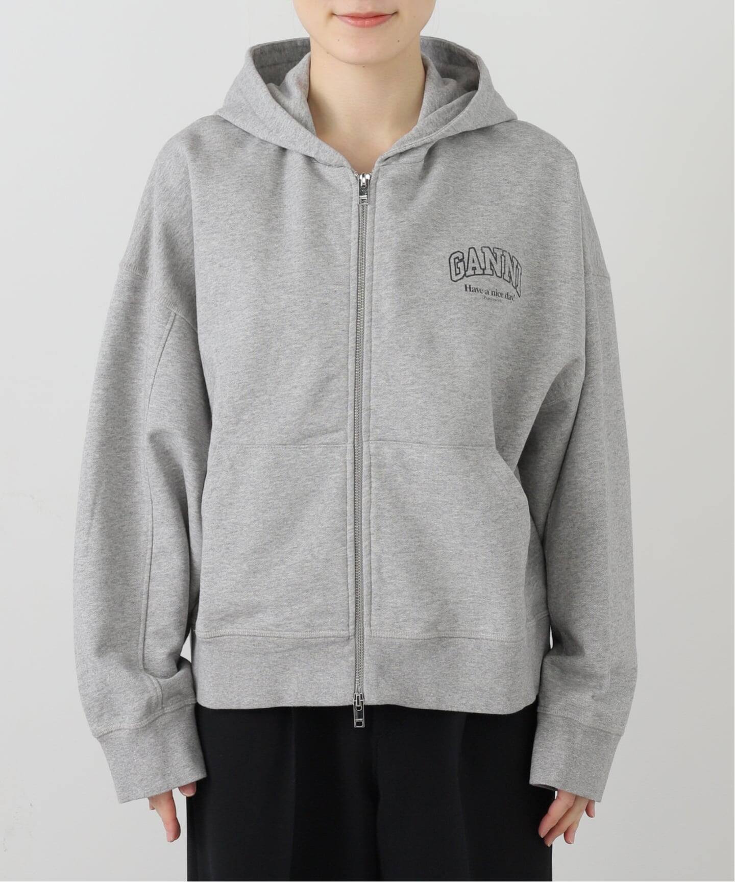 GANNI/ガニー】Essential Isoli Zip Hoodie（パーカー）｜EDIT.FOR 
