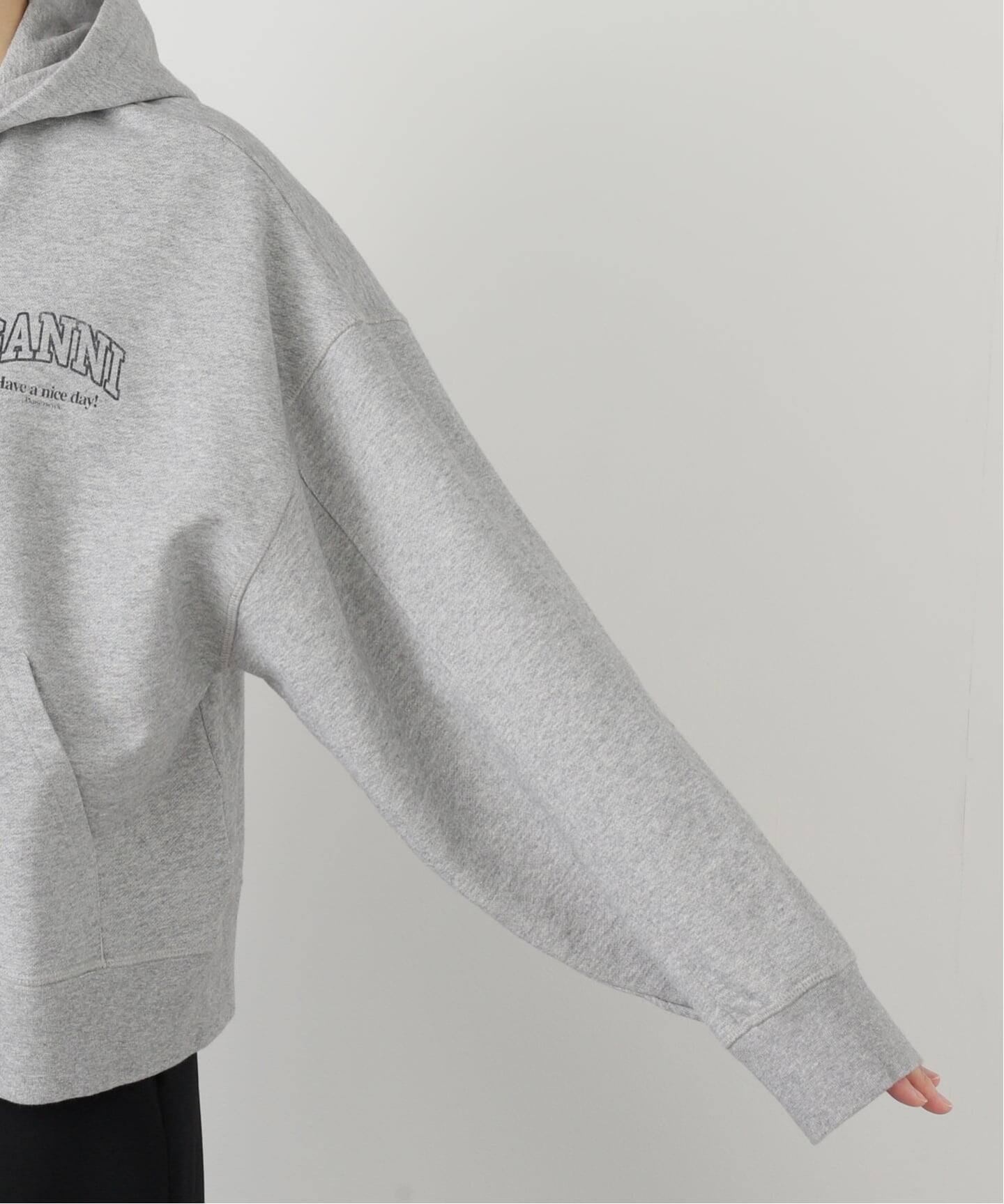 GANNI/ガニー】Essential Isoli Zip Hoodie（パーカー）｜EDIT.FOR