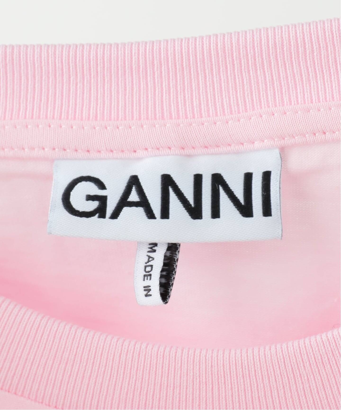 GANNI/ガニー】Basic cotton Jersey T-shirt（Tシャツ／カットソー