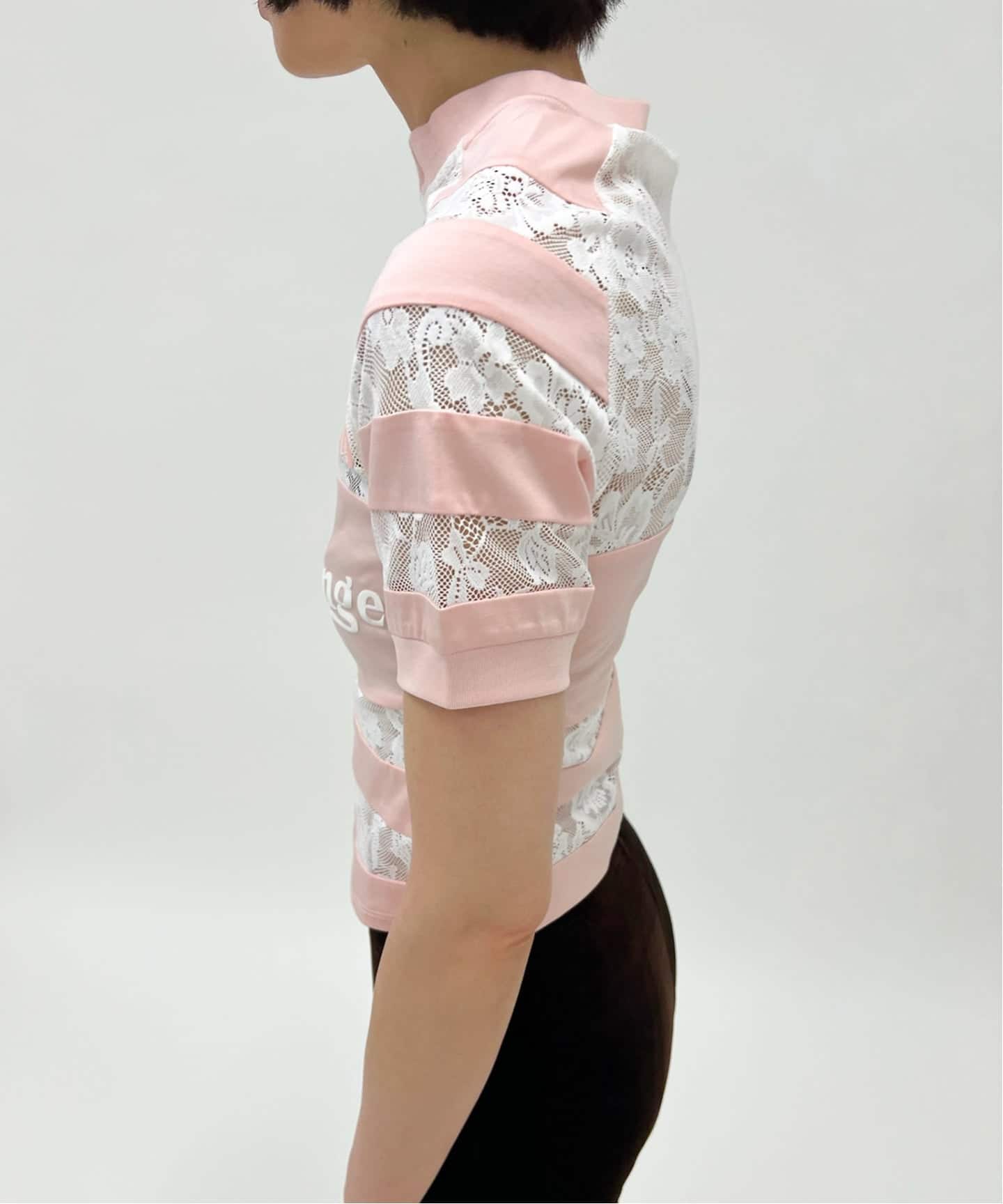 YUHAN WANG/ユハン ワン】sport lace cycling top（Tシャツ