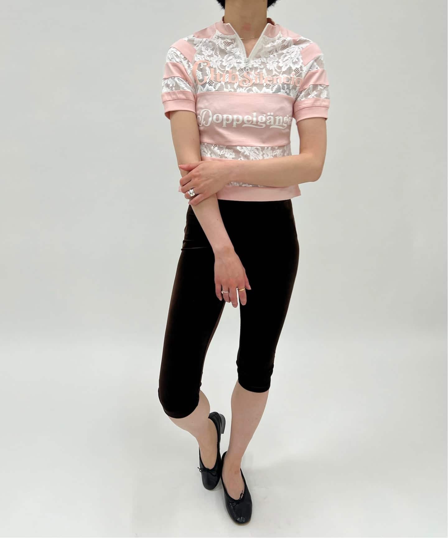 yuhan wang レース　ブラウス　トップス　ユハンワン YUHAN WANG/ユハン ワン】sport lace cycling top（Tシャツ