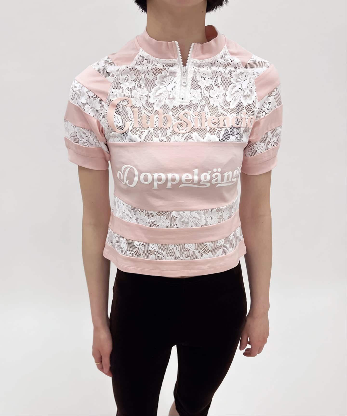 yuhan wang レース　ブラウス　トップス　ユハンワン YUHAN WANG/ユハン ワン】sport lace cycling top（Tシャツ