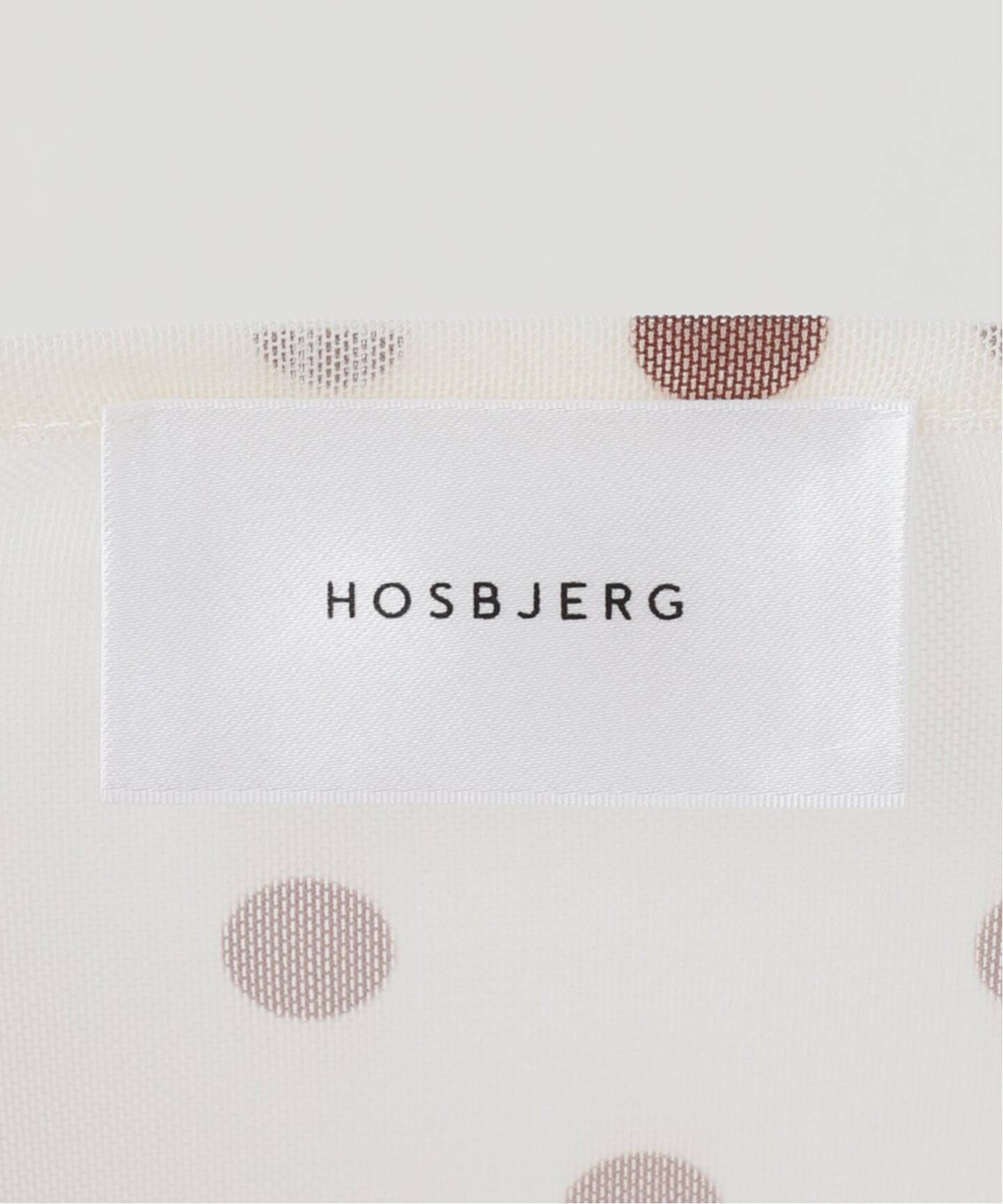 Hosbjerg【ホスビョーク】 Hosbjerg/ホスビョーグ】dot sheer long sleeve tee（Tシャツ