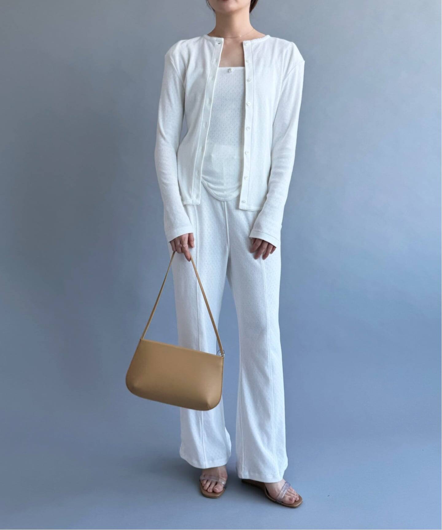 PAN/パン】EYELET MESH LACE C/D（カーディガン）｜EDIT.FOR LULU