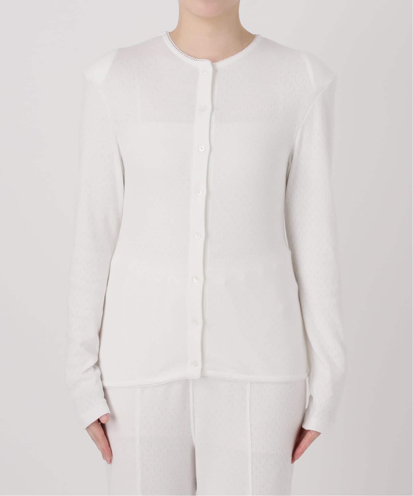 PAN/パン】EYELET MESH LACE C/D（カーディガン）｜EDIT.FOR LULU