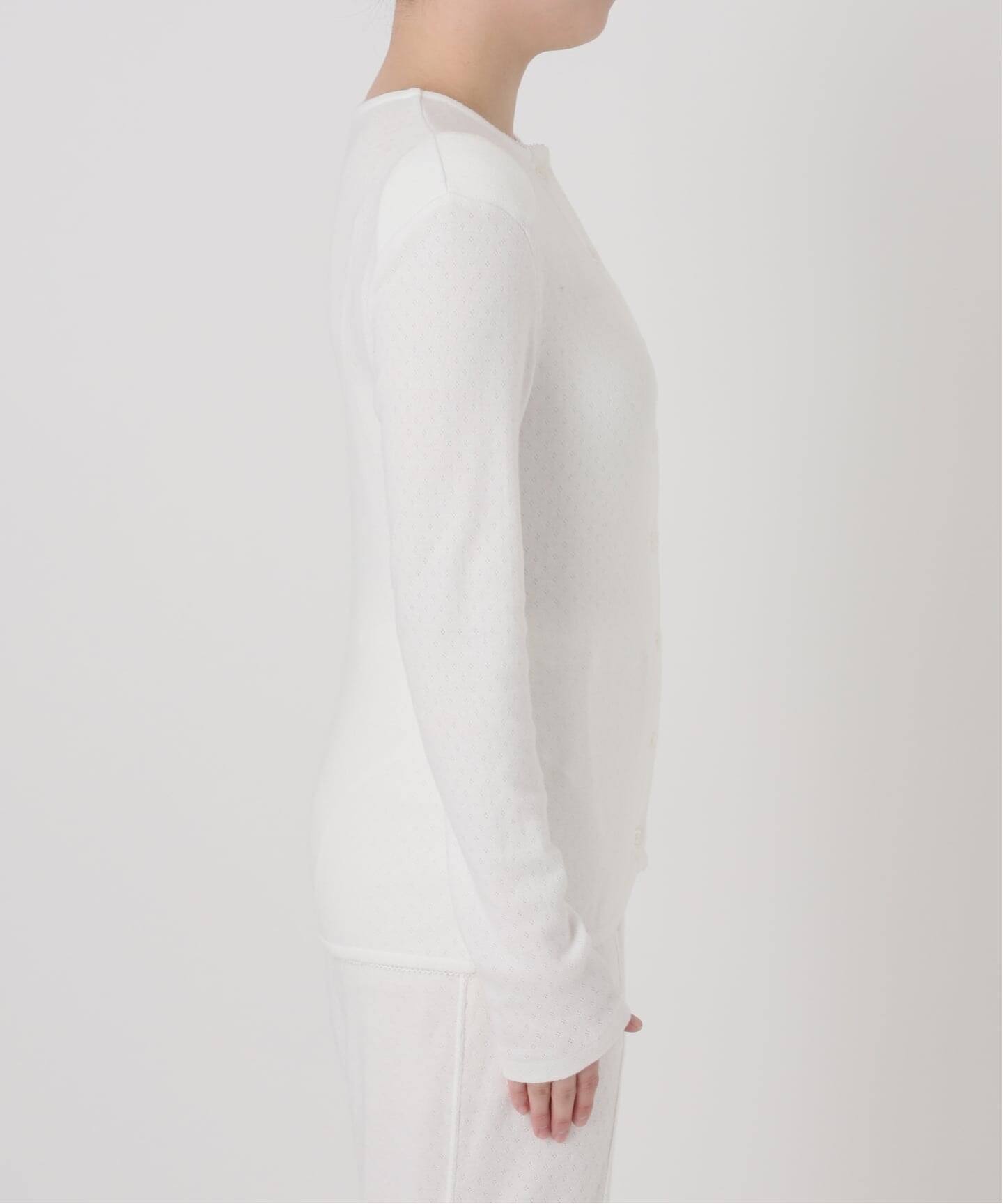 PAN/パン】EYELET MESH LACE C/D（カーディガン）｜EDIT.FOR LULU 
