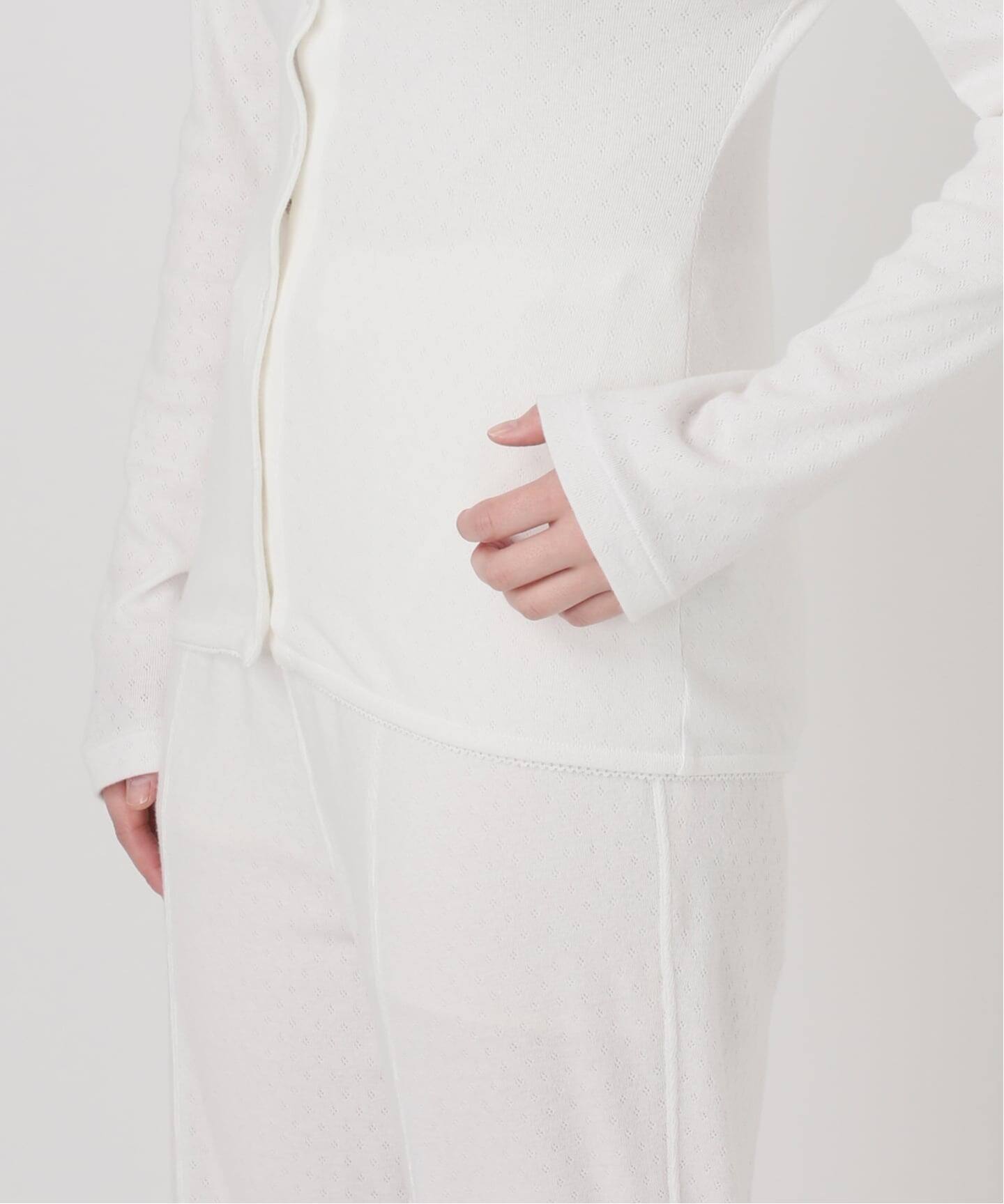 PAN/パン】EYELET MESH LACE C/D（カーディガン）｜EDIT.FOR LULU