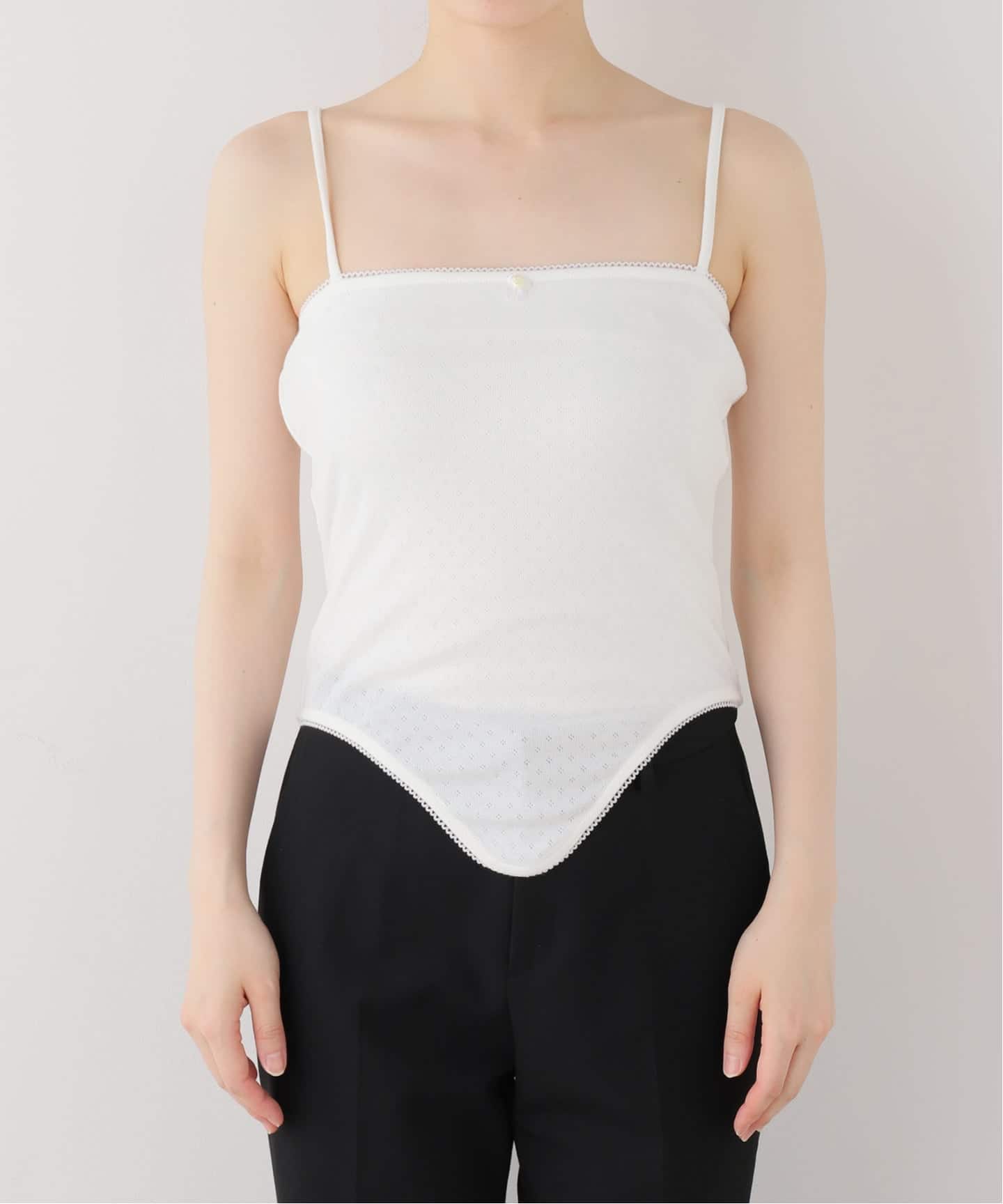 PAN/パン】EYELET MESH LACE CAMI（キャミソール）｜EDIT.FOR LULU