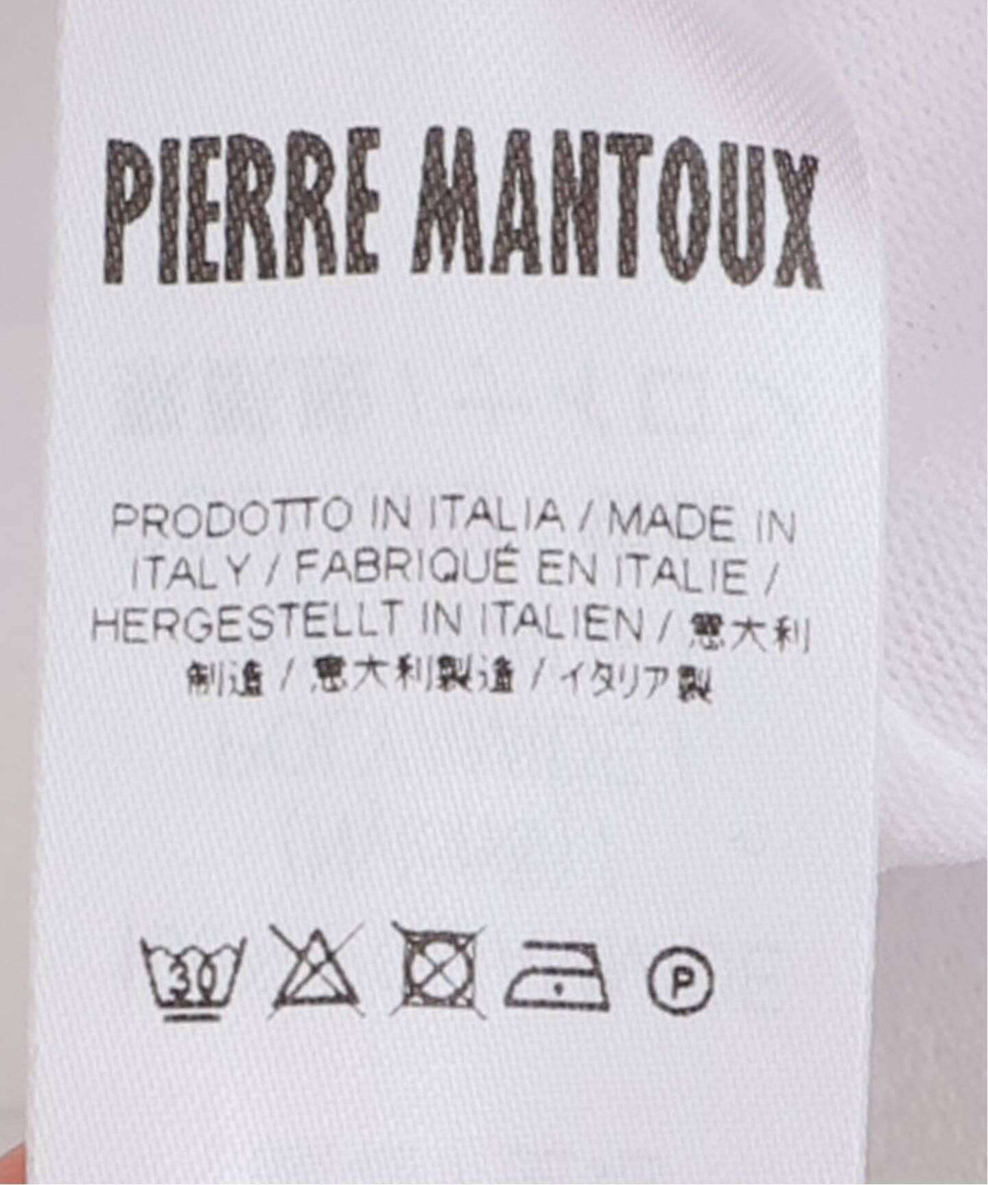 Pierre Mantoux/ピエールマントゥー】シアータートルハーフスリーブTEE