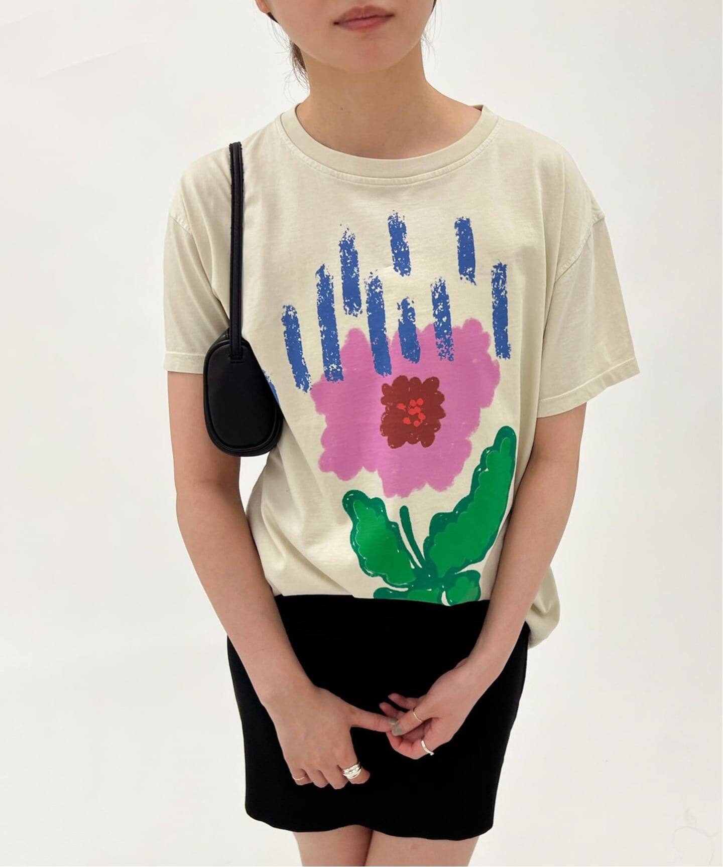 FRNCH/フレンチ】flower tee（Tシャツ／カットソー）｜EDIT.FOR LULU