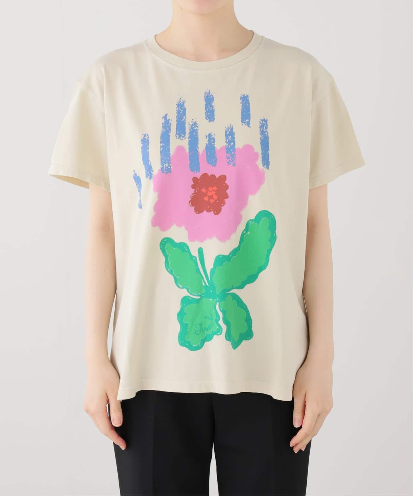 FRNCH/フレンチ】flower tee（Tシャツ／カットソー）｜EDIT.FOR LULU