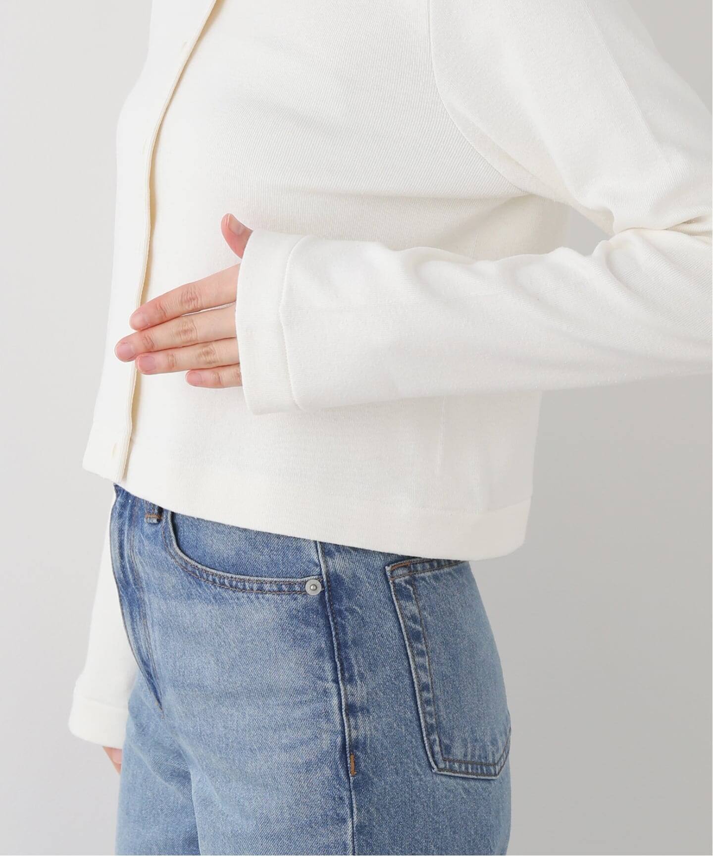 NOHRA /ノーラ】Cotton silk shrts cardigan（カーディガン）｜EDIT