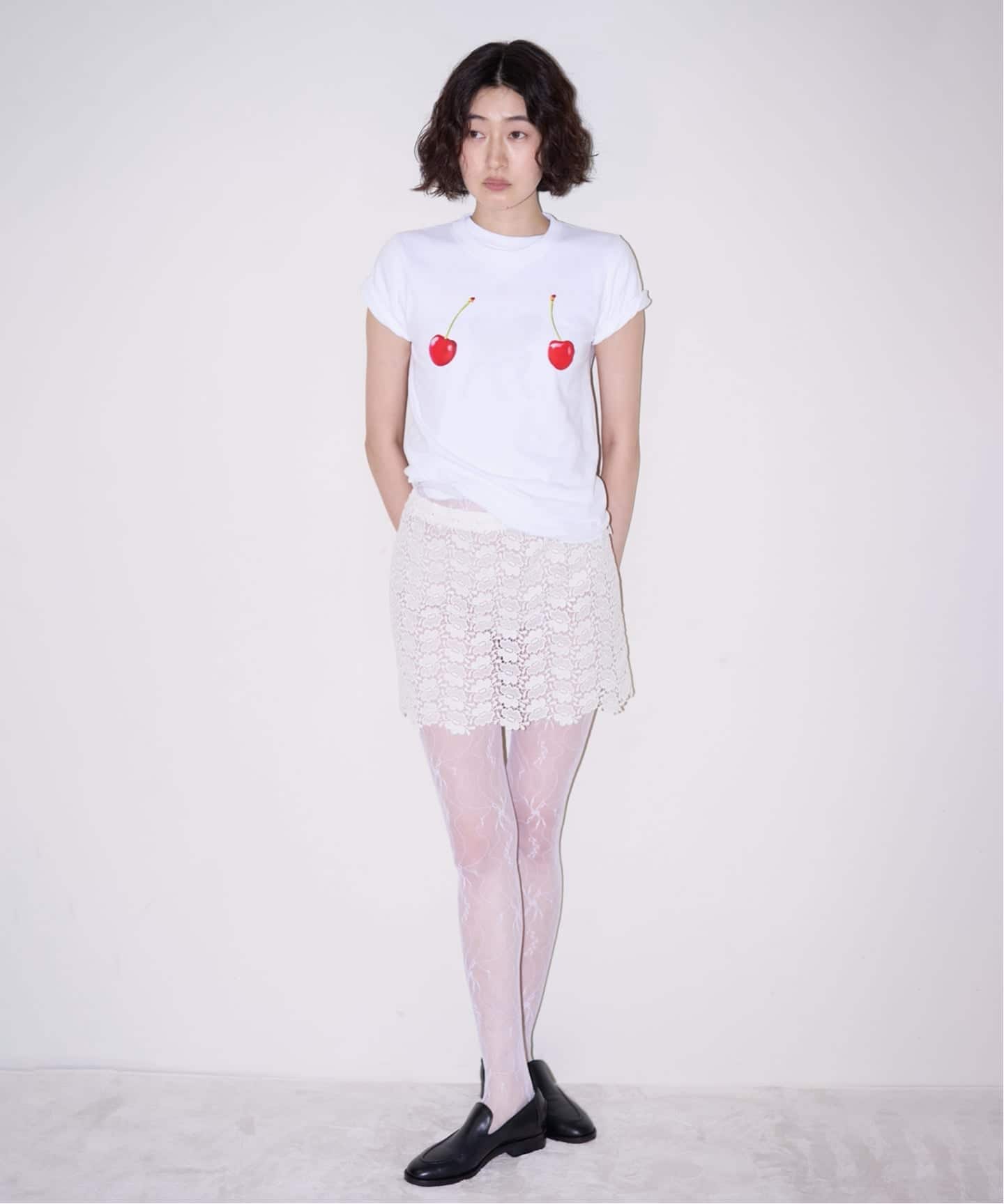 EDIT.FOR LULUミニフラワーレースT SKIN for LULU】 mini tee（Tシャツ／カットソー）｜EDIT.FOR LULU