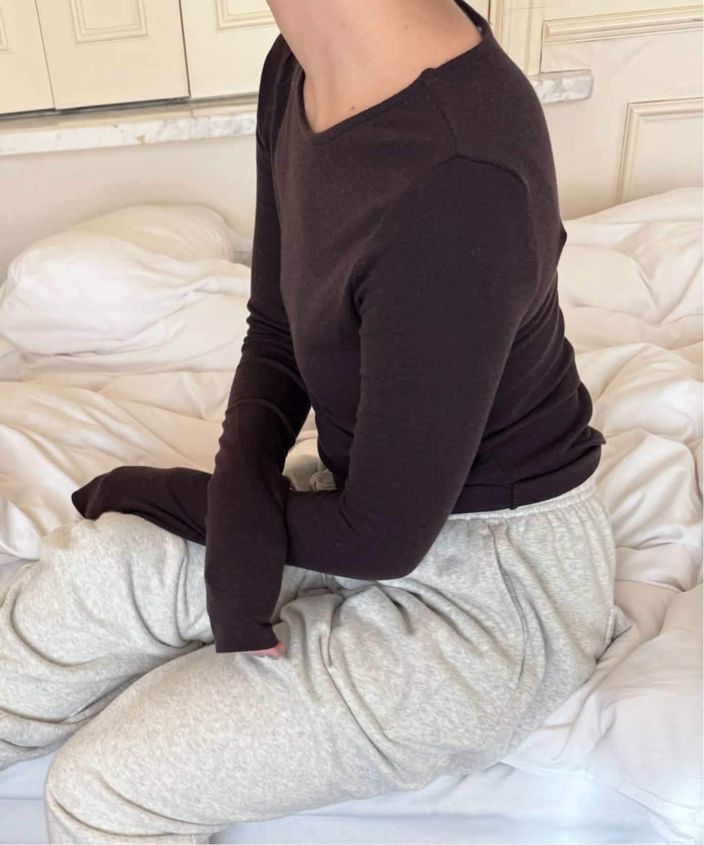 SKIN for LULU】warm long rib tee（Tシャツ／カットソー）｜EDIT.FOR