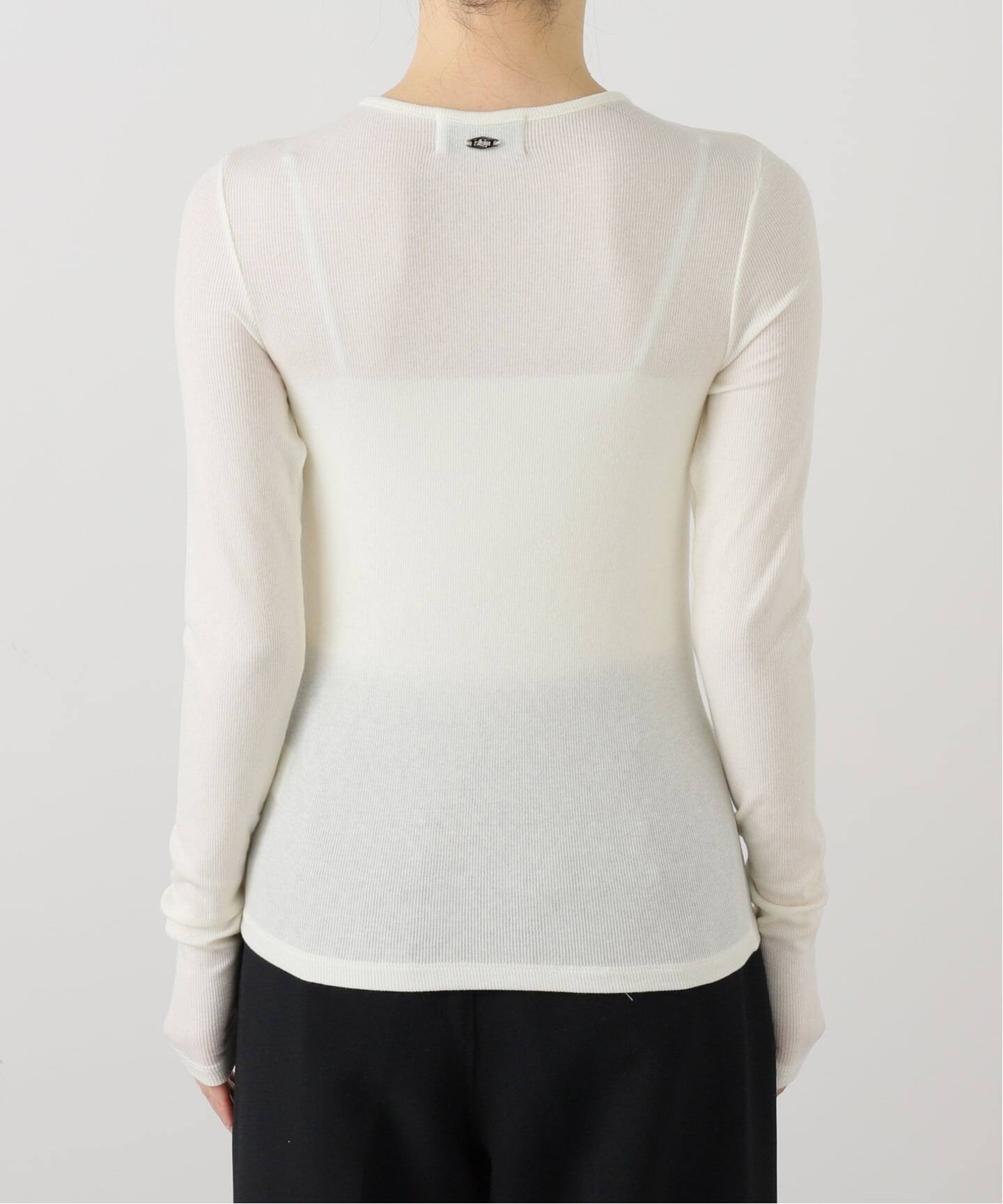 SKIN for LULU】warm long rib tee（Tシャツ／カットソー）｜EDIT.FOR