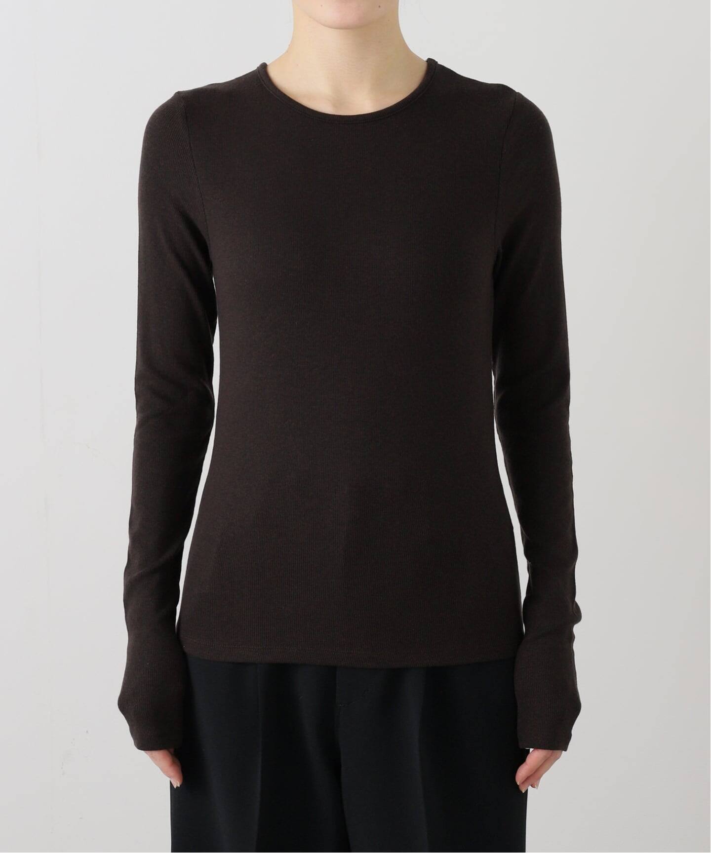 SKIN for LULU】warm long rib tee（Tシャツ／カットソー）｜EDIT.FOR