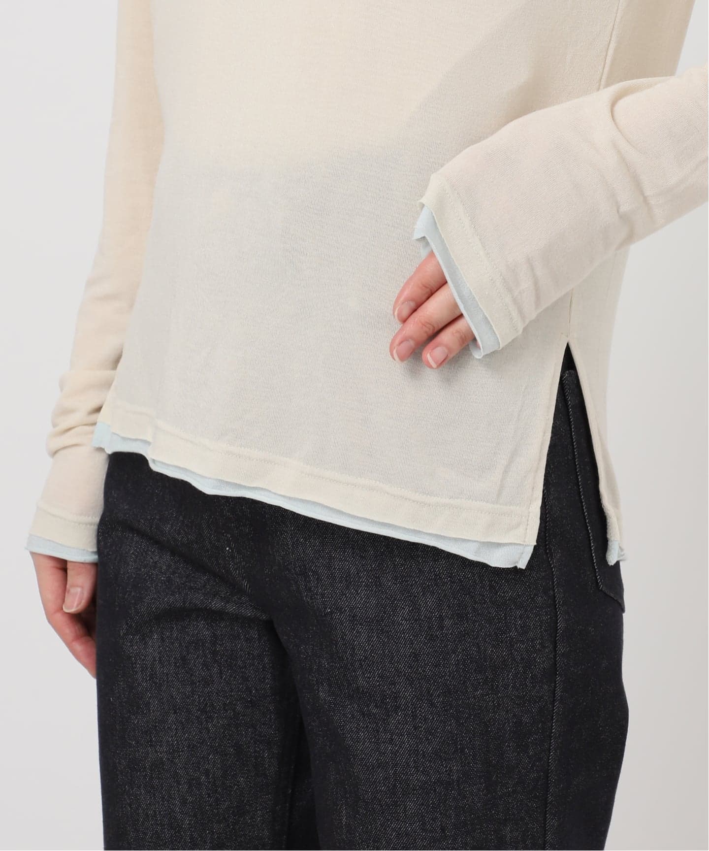 comme si studio *LULU】layered LS tee（Tシャツ／カットソー）｜EDIT