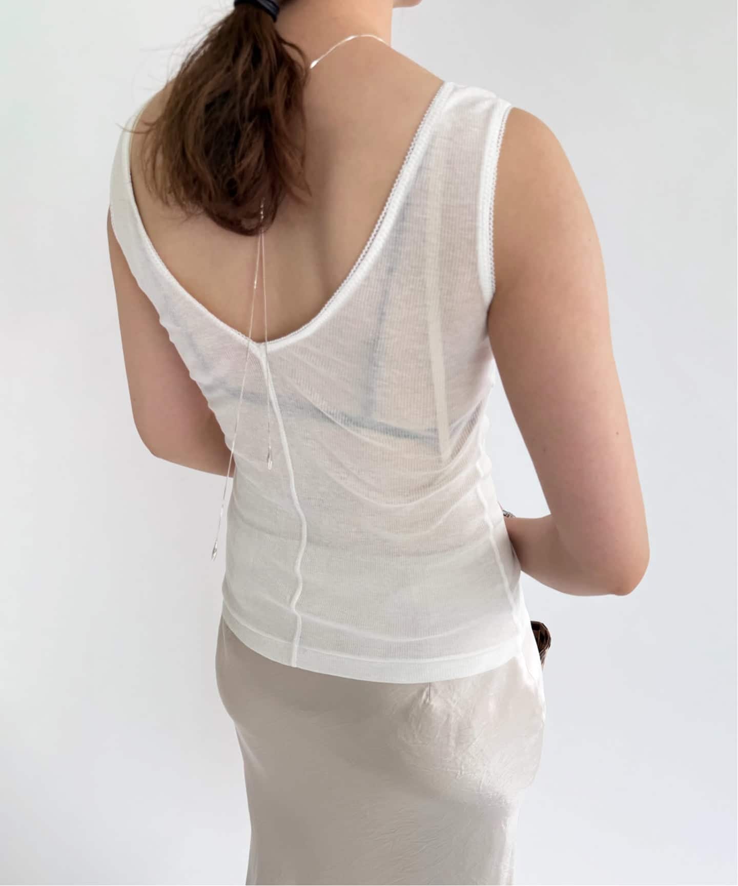 NOHRA/ノーラ】Cotton rib tank top（タンクトップ）｜EDIT.FOR LULU