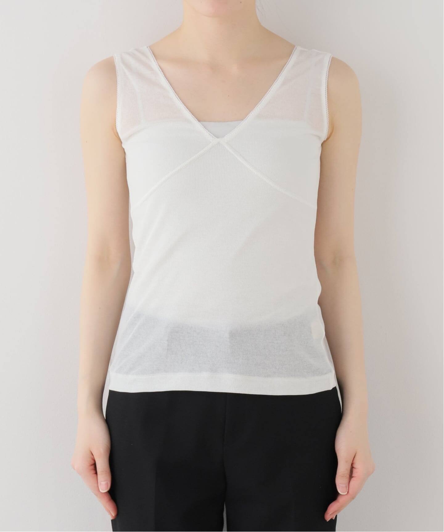 NOHRA/ノーラ】Cotton rib tank top（タンクトップ）｜EDIT.FOR LULU