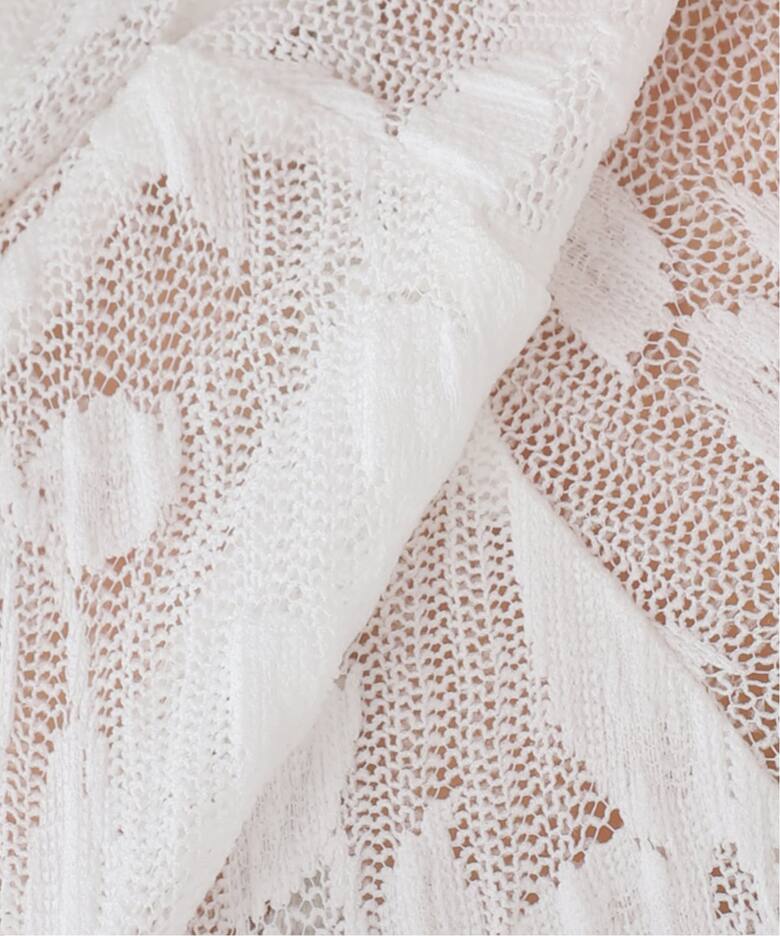 YUHAN WANG/ユハン・ワン】floral jacquard pleat hoodie（Tシャツ 