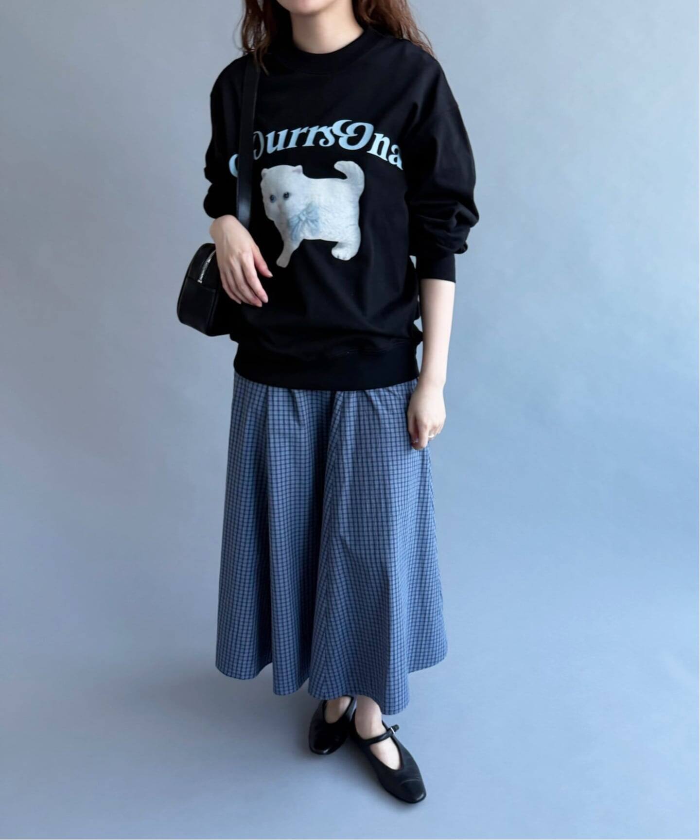 新品YUHAN WANG/purrsona kitty print jumper YUHAN WANG/ユハン・ワン】purrsona kitty print jumper（Tシャツ