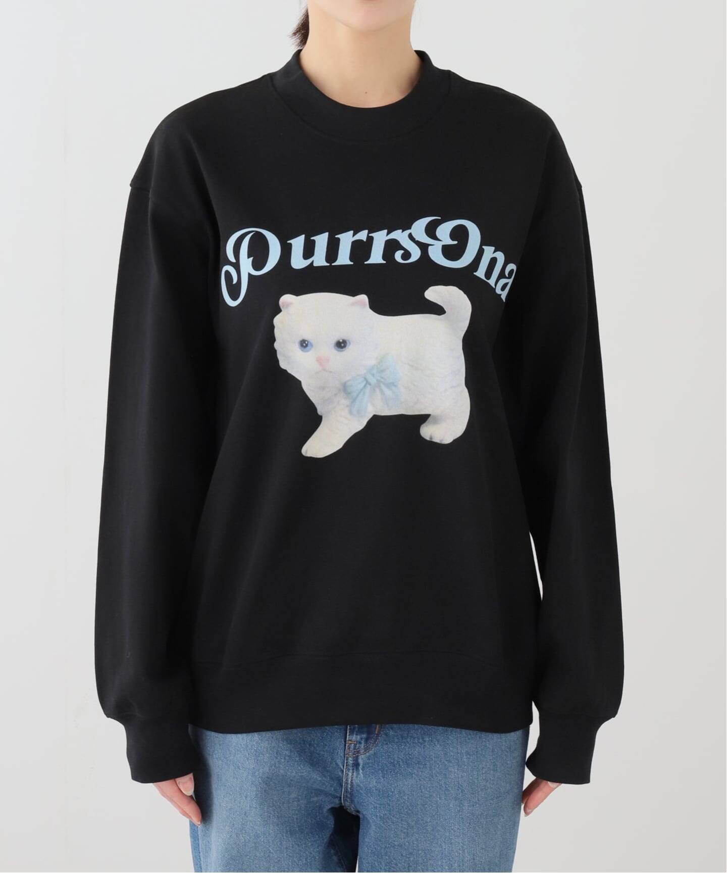 新品YUHAN WANG/purrsona kitty print jumper YUHAN WANG/ユハン・ワン】purrsona kitty print jumper（Tシャツ