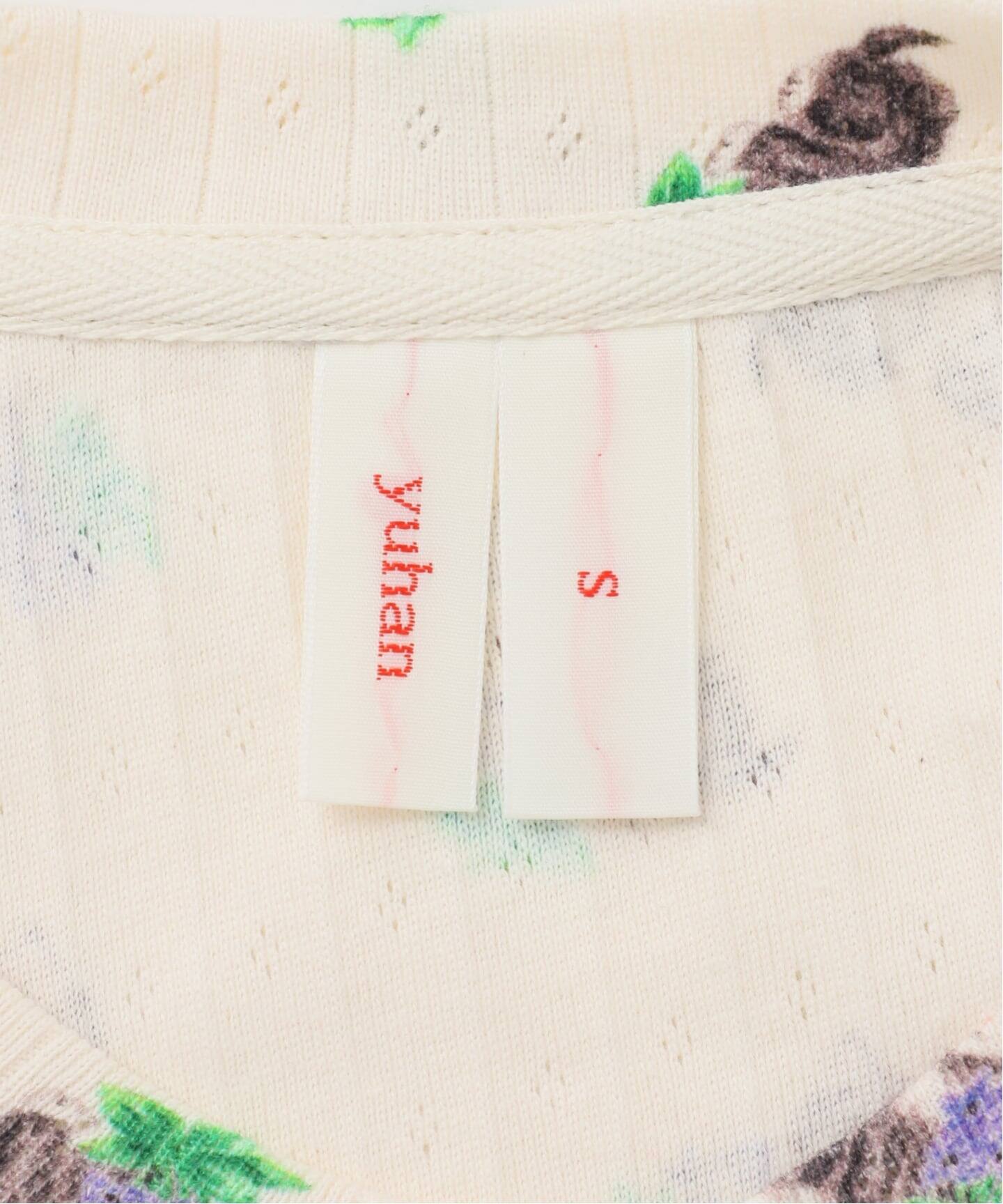 YUHAN WANG/ユハン・ワン】purr kitty print top（Tシャツ／カットソー