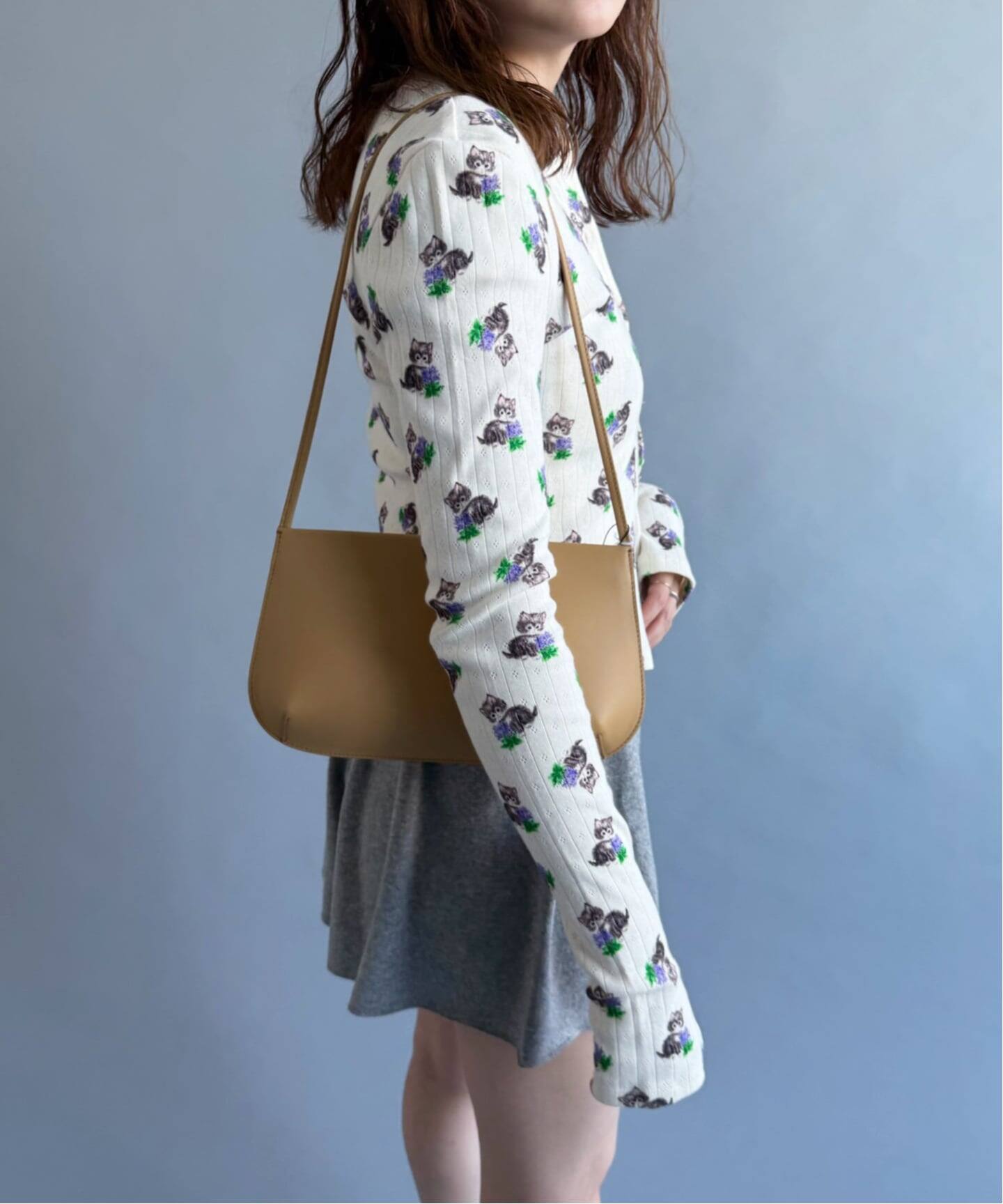 YUHAN WANG/ユハン・ワン】kitty print cardigan（Tシャツ／カットソー