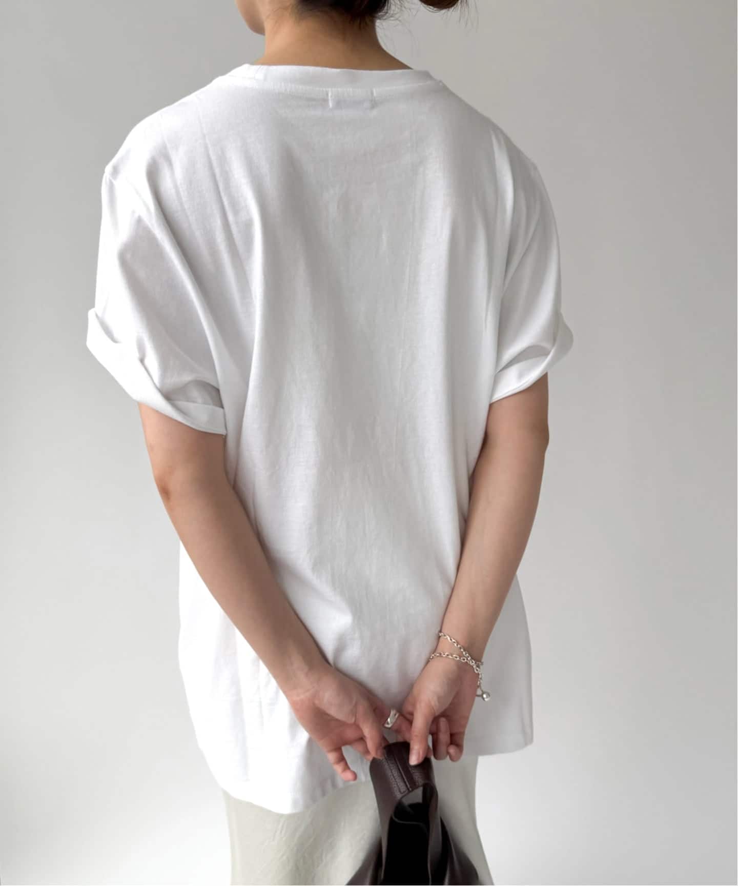 PISCESS/パイシス】 Handwriting Oversized T-shirt（Tシャツ