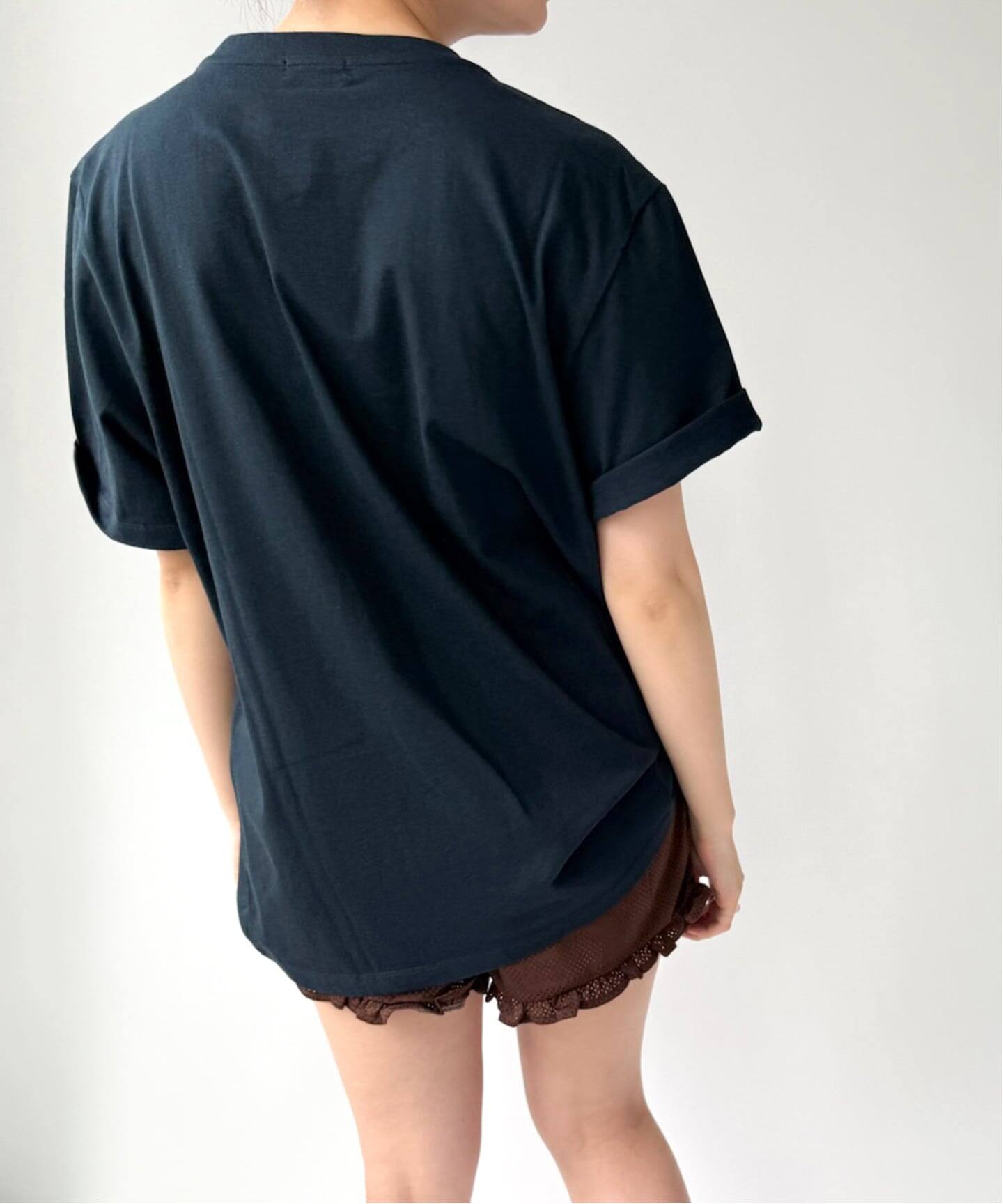 PISCESS/パイシス】 Handwriting Oversized T-shirt（Tシャツ