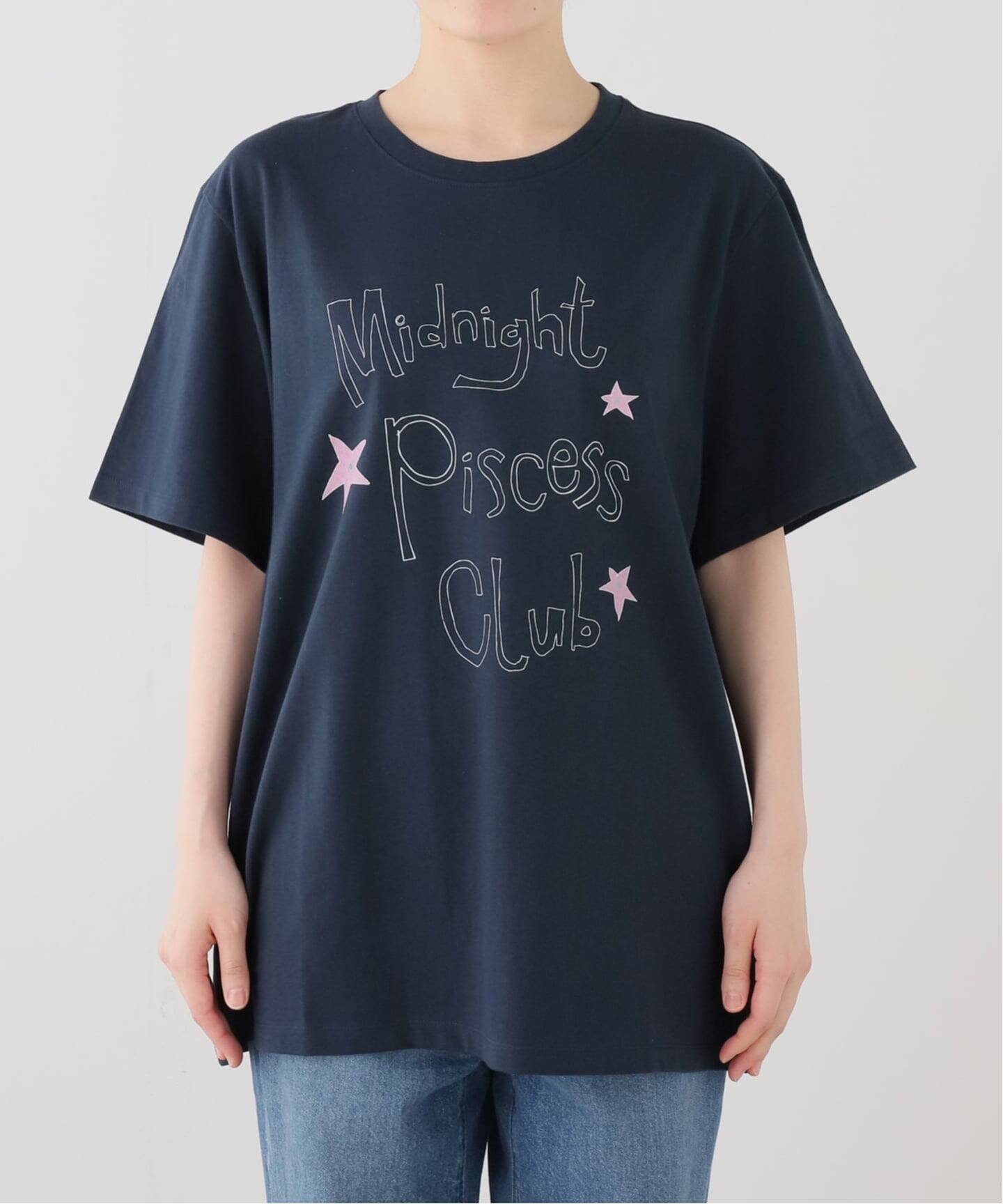 PISCESS/パイシス】 Handwriting Oversized T-shirt（Tシャツ