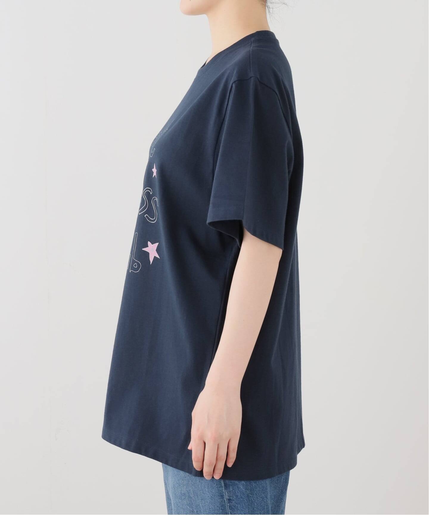 PISCESS/パイシス】 Handwriting Oversized T-shirt（Tシャツ