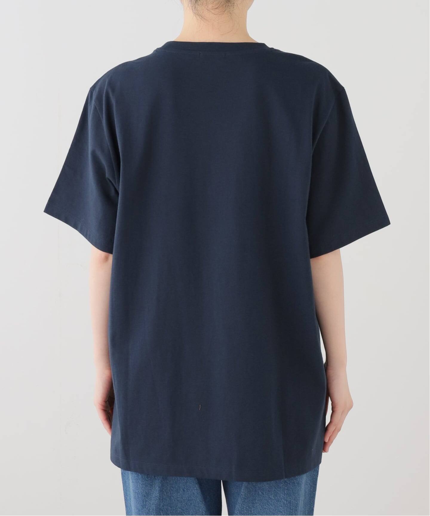 PISCESS/パイシス】 Handwriting Oversized T-shirt（Tシャツ