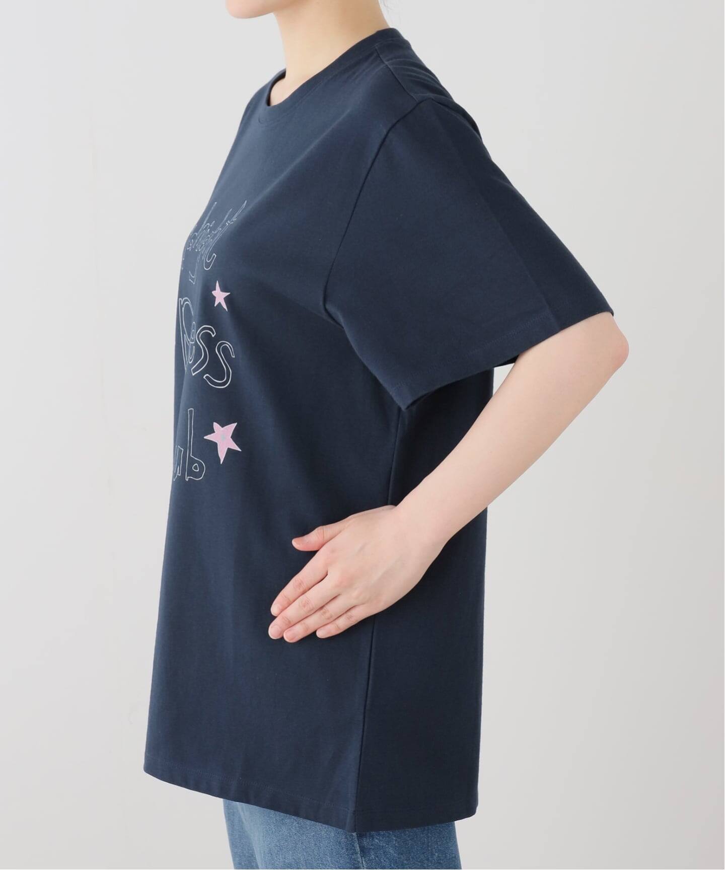 PISCESS/パイシス】 Handwriting Oversized T-shirt（Tシャツ