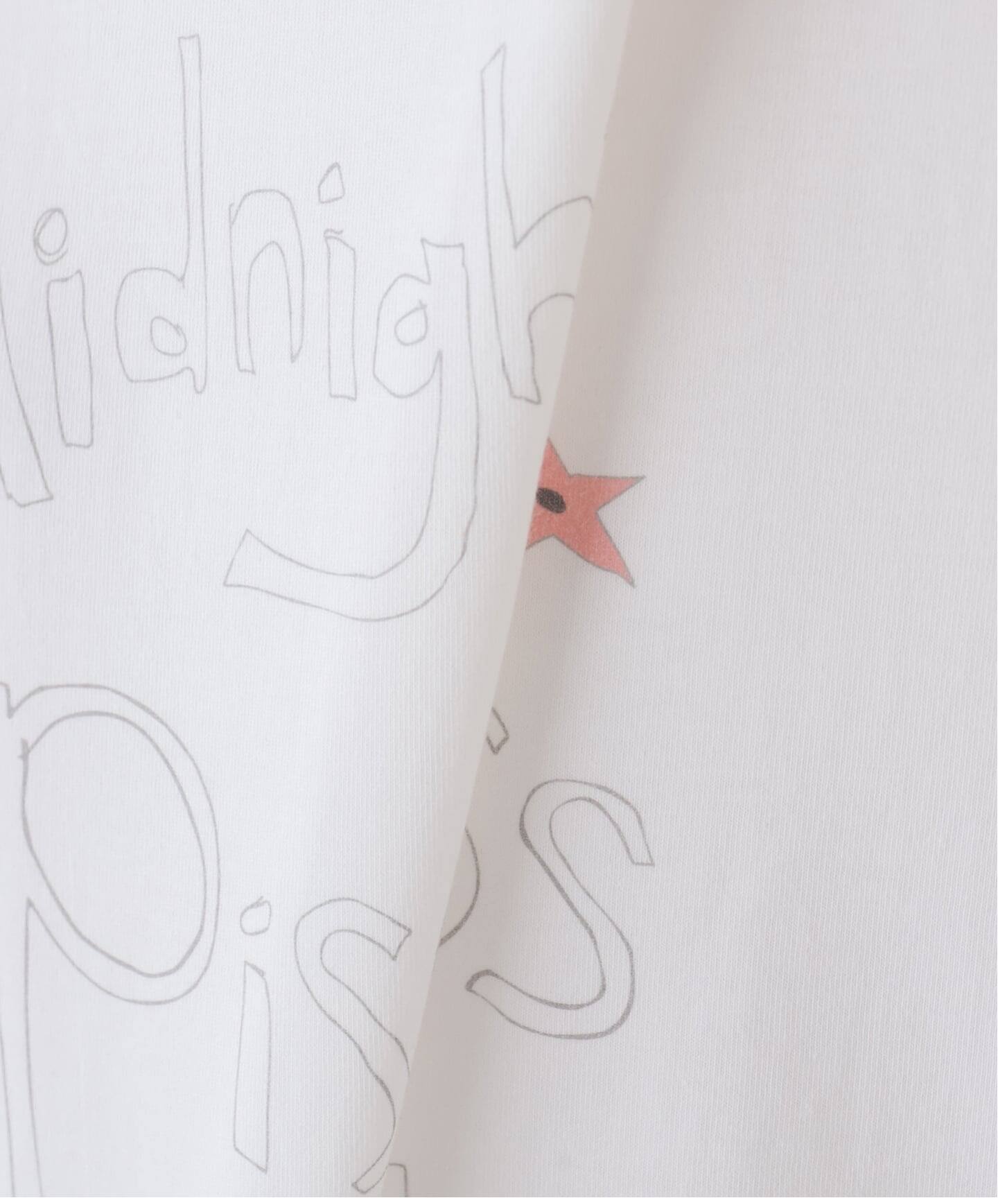 PISCESS/パイシス】 Handwriting Oversized T-shirt（Tシャツ